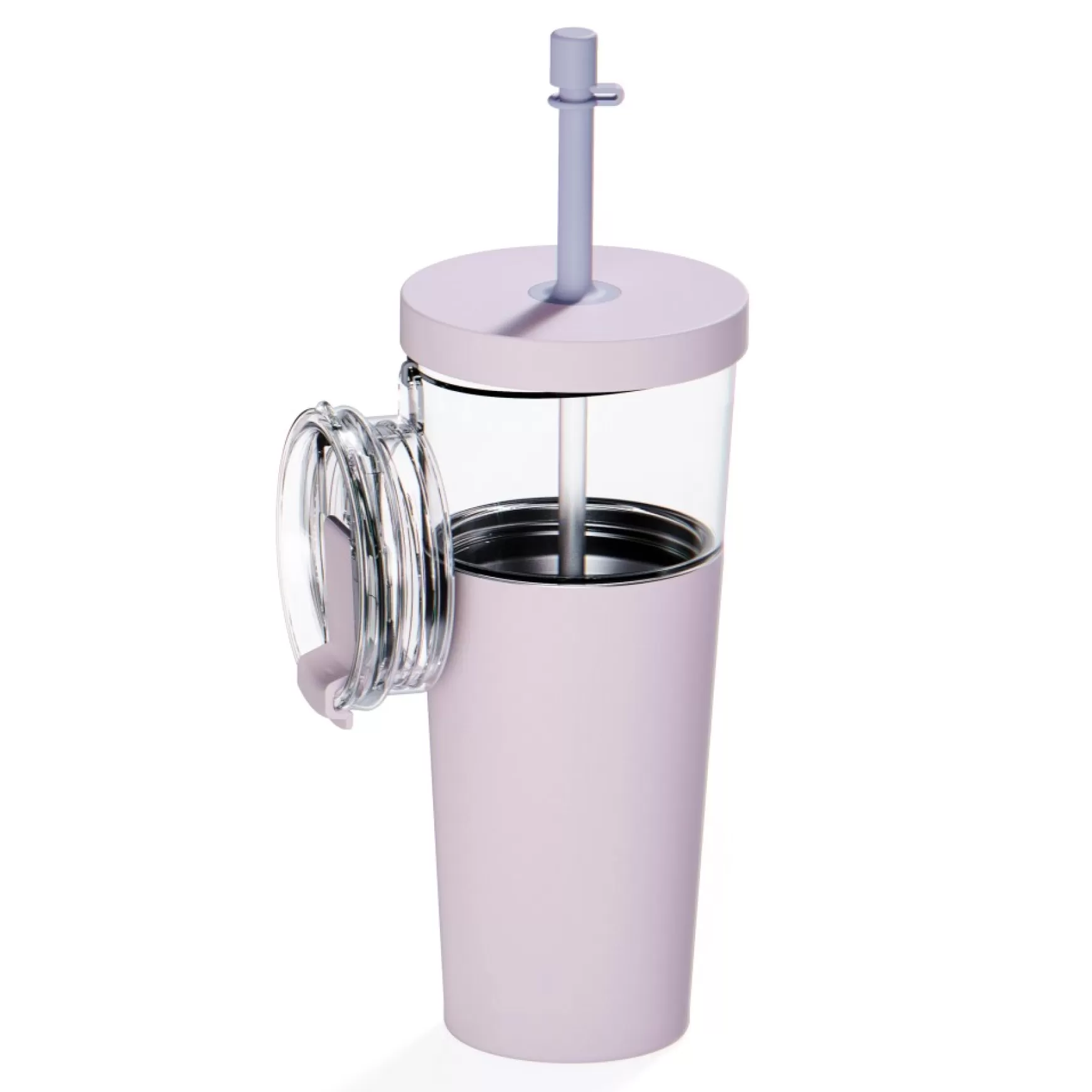 Traveling Mugs*Adnart 2 In 1 Insulated Bottle - Light Pink