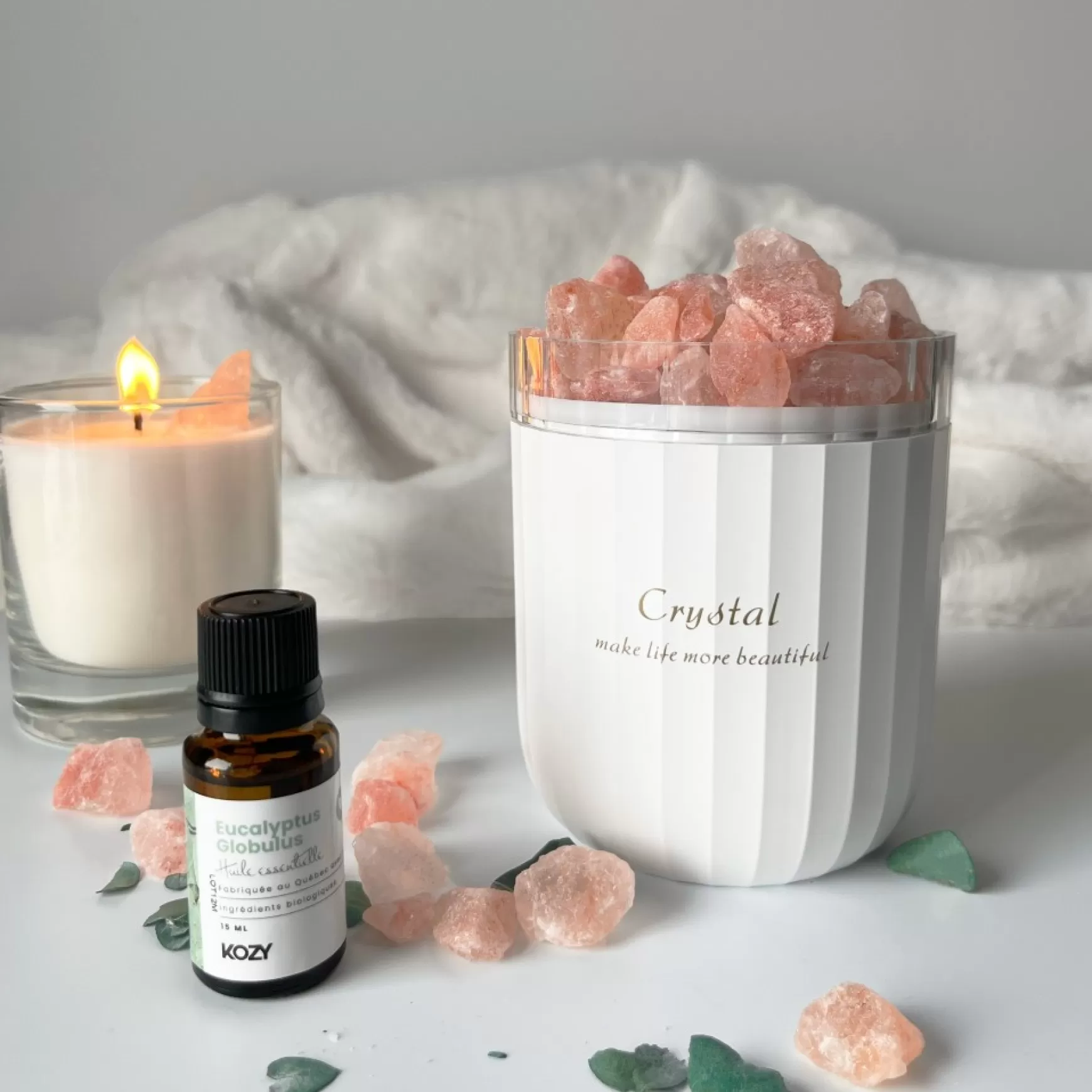 Diffuser For Oils*Relaxus 3 In 1 Wireless Diffuser - Himalayan Salt