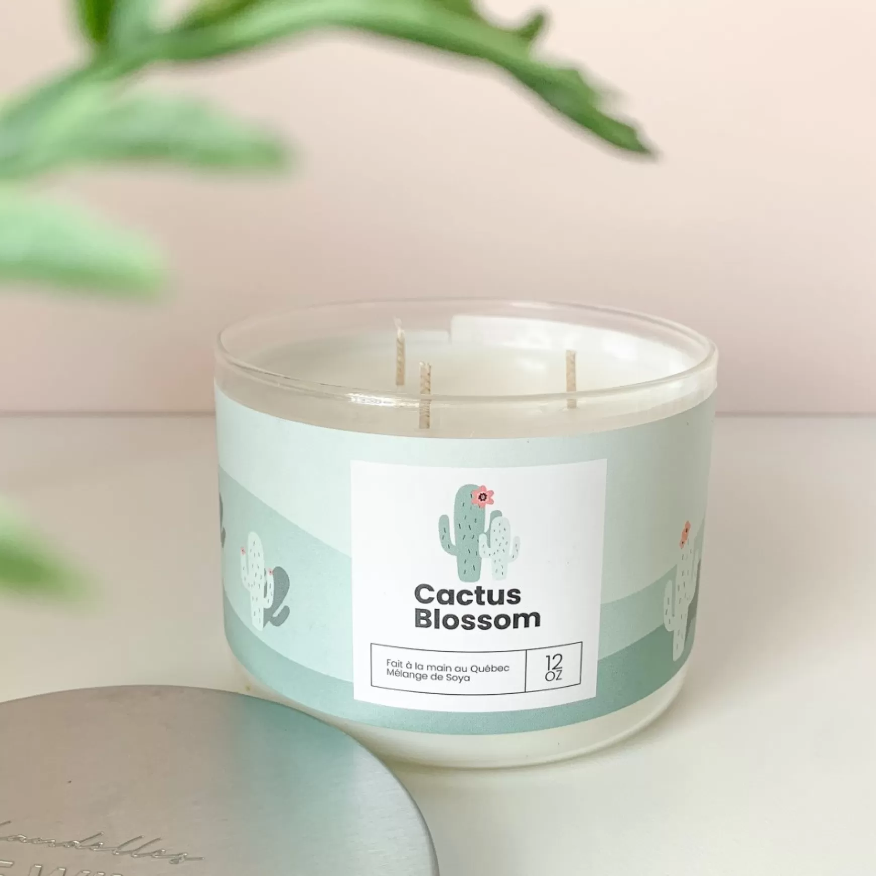Scented Candles*Kozy x Three Wix & CO 3-Wick Candle - Cactus Blossom