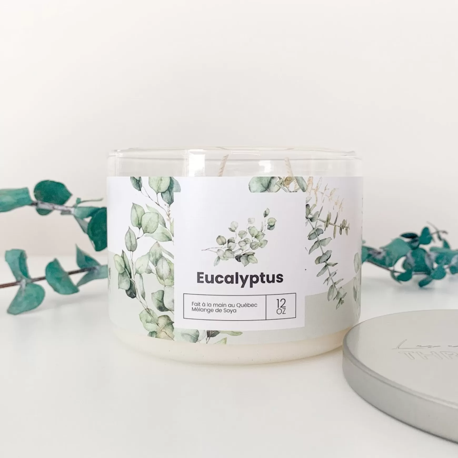 Scented Candles*Kozy x Three Wix & CO 3-Wick Candle - Eucalyptus