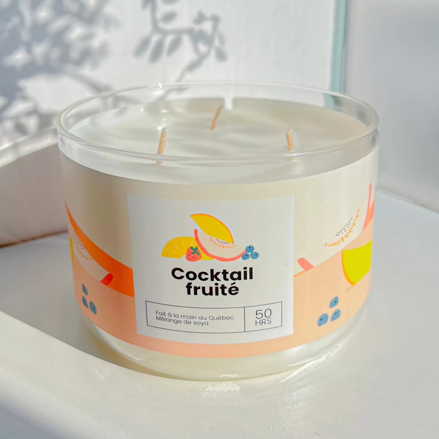 Scented Candles*Kozy x Three Wix & CO 3-Wick Candle - Fruity Cocktail