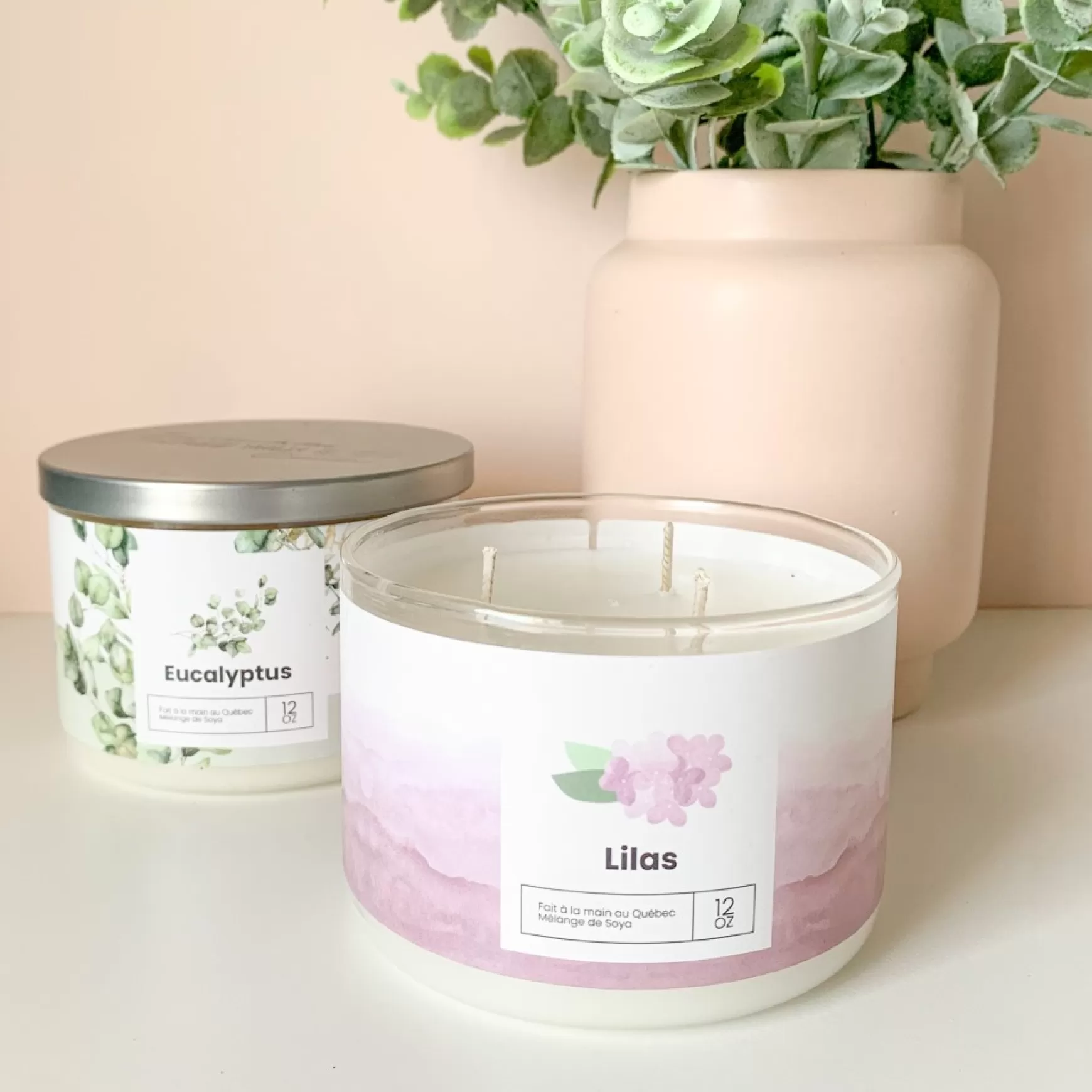 Scented Candles*Kozy x Three Wix & CO 3-Wick Candle - Lilac