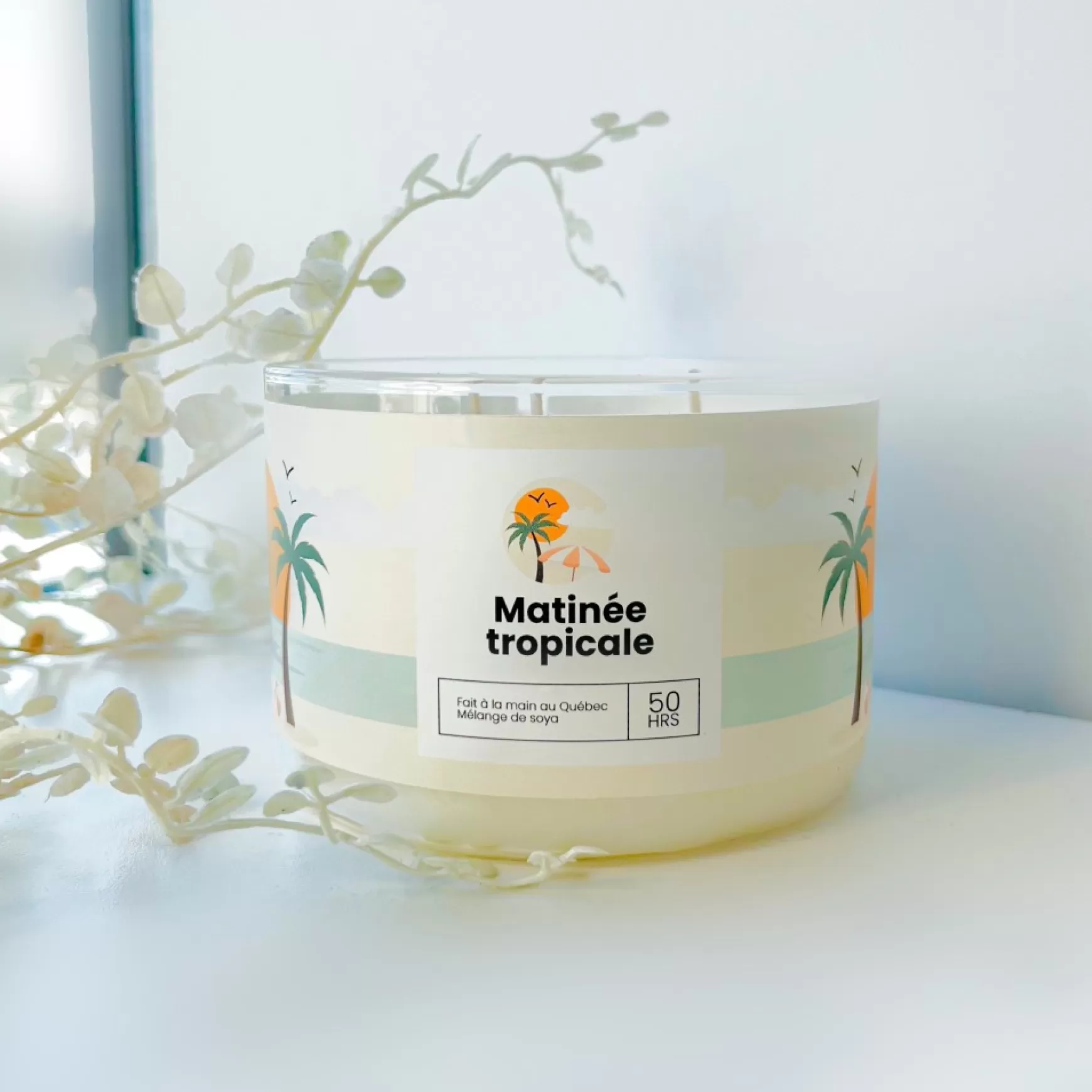 Scented Candles*Kozy x Three Wix & CO 3-Wick Candle - Tropical Morning