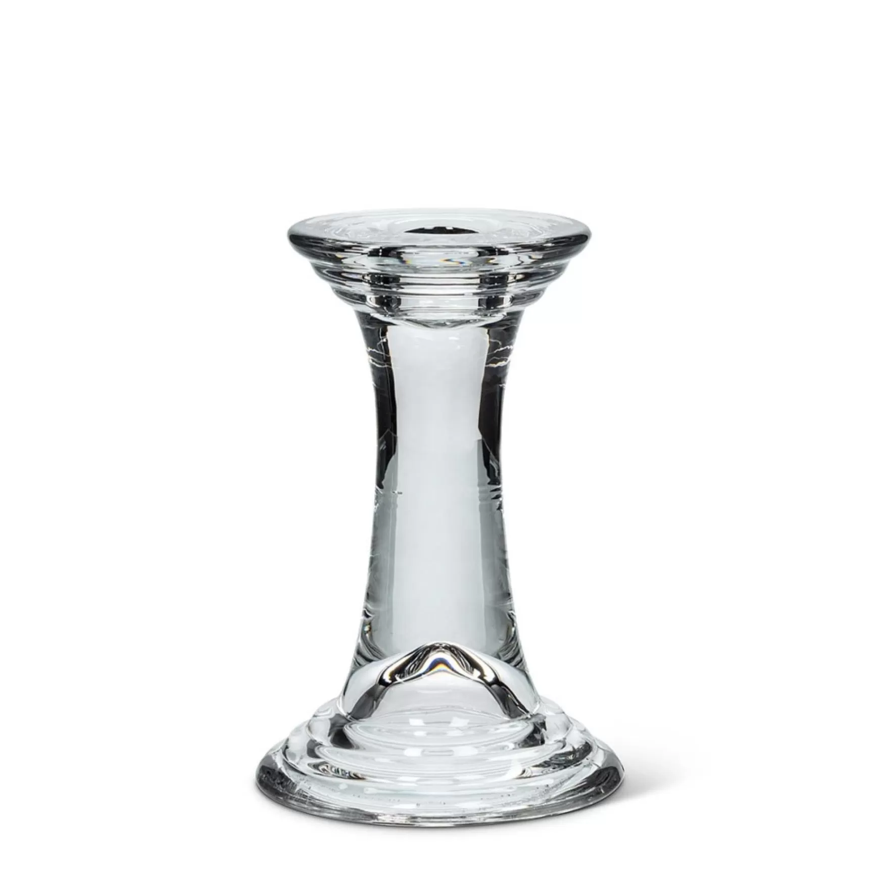 Candle Holders*Abbott 5" Glass Candle Holder