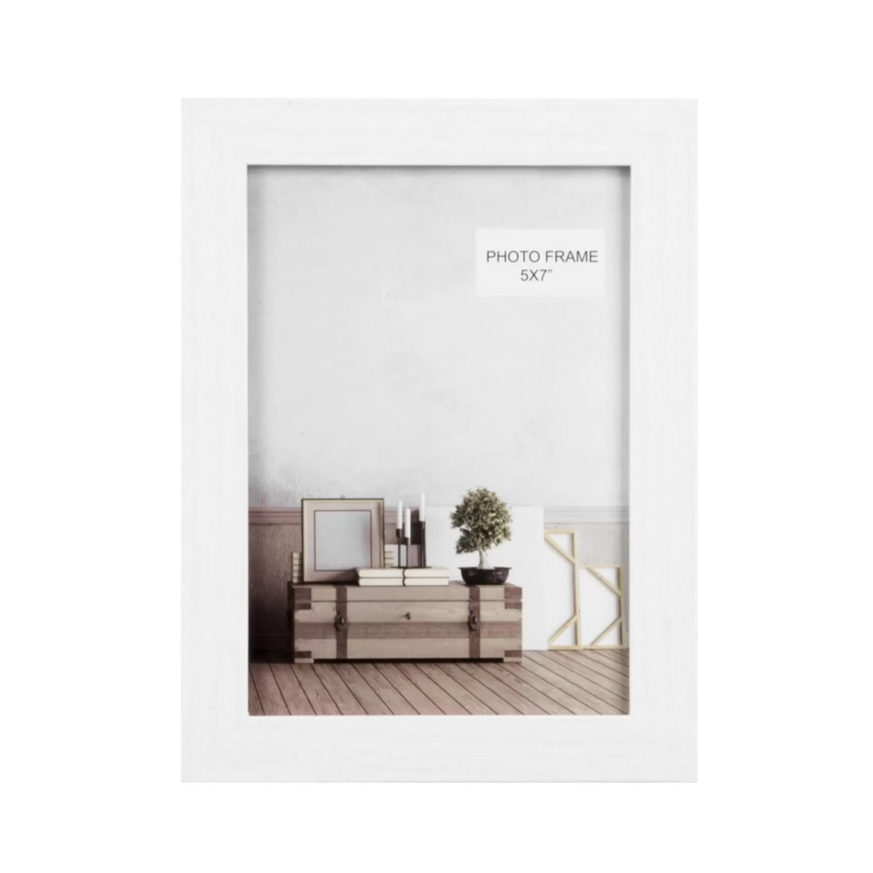 Plates & Wall Frames*Attitudes Import 5 X 7 Photo Frame - Off White