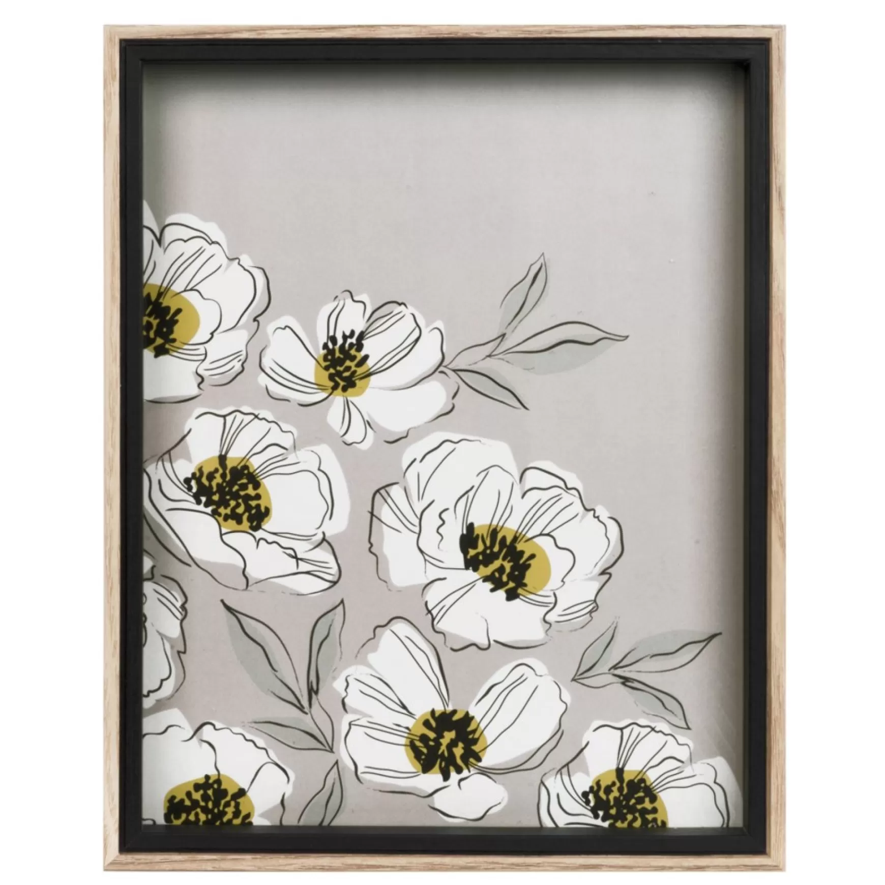 Photo Frames*Attitudes Import 8 X 10 Photo Frame - Black And Natural