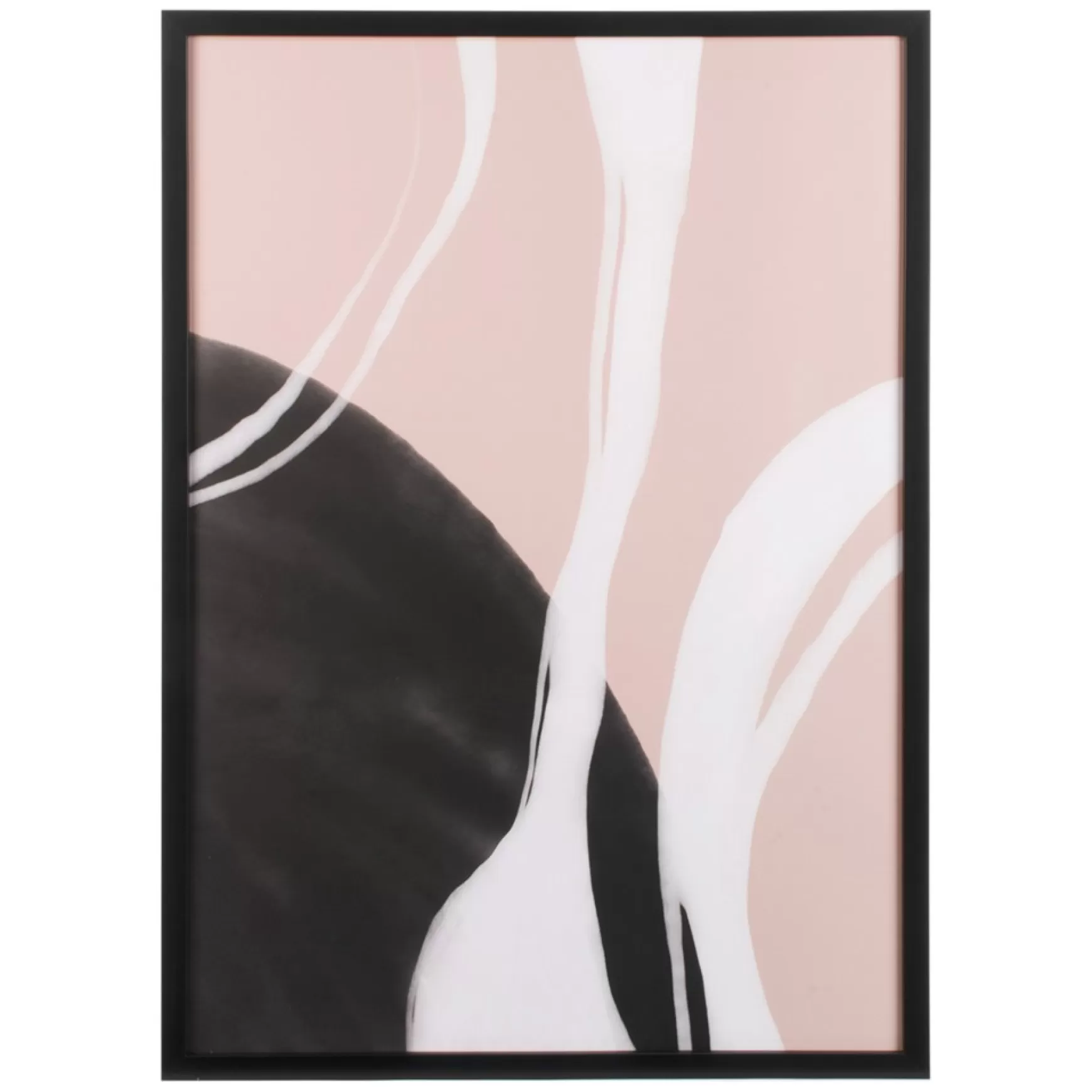 Plates & Wall Frames*Attitudes Import Abstract Wall Frame - Black & Pink