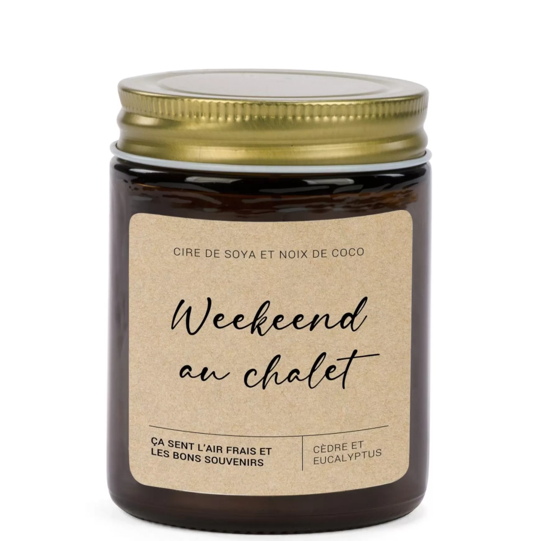 Decorative Candles*Attitudes Import 2 Amber Candle - Au Chalet