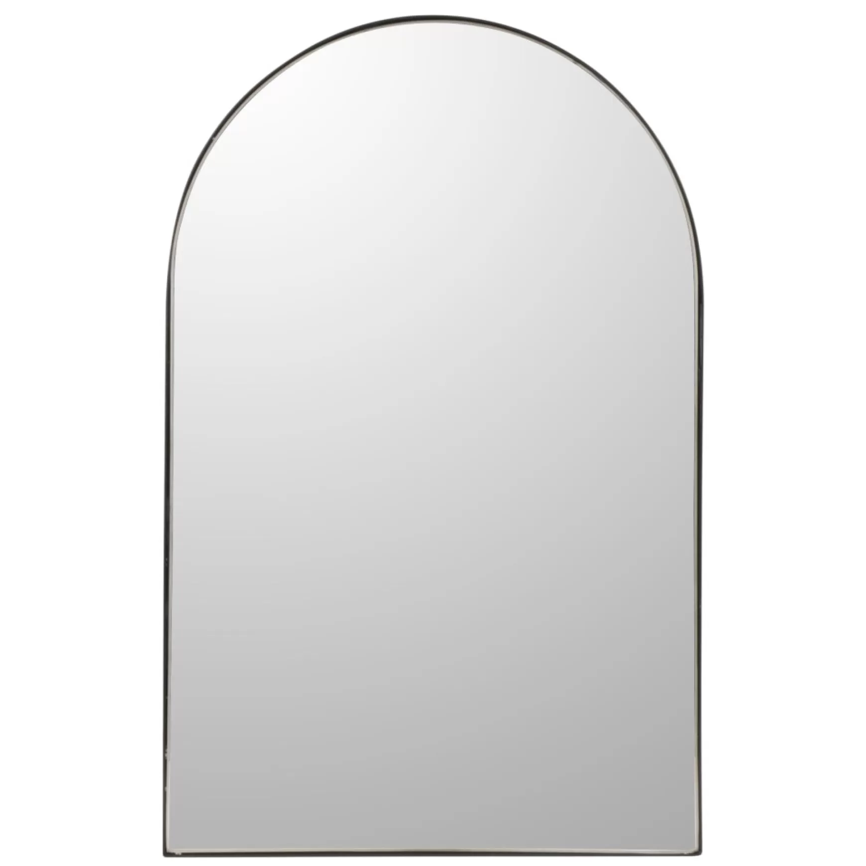 Mirrors*Attitudes Import 2 Arched Mirror - Black Metal Edge