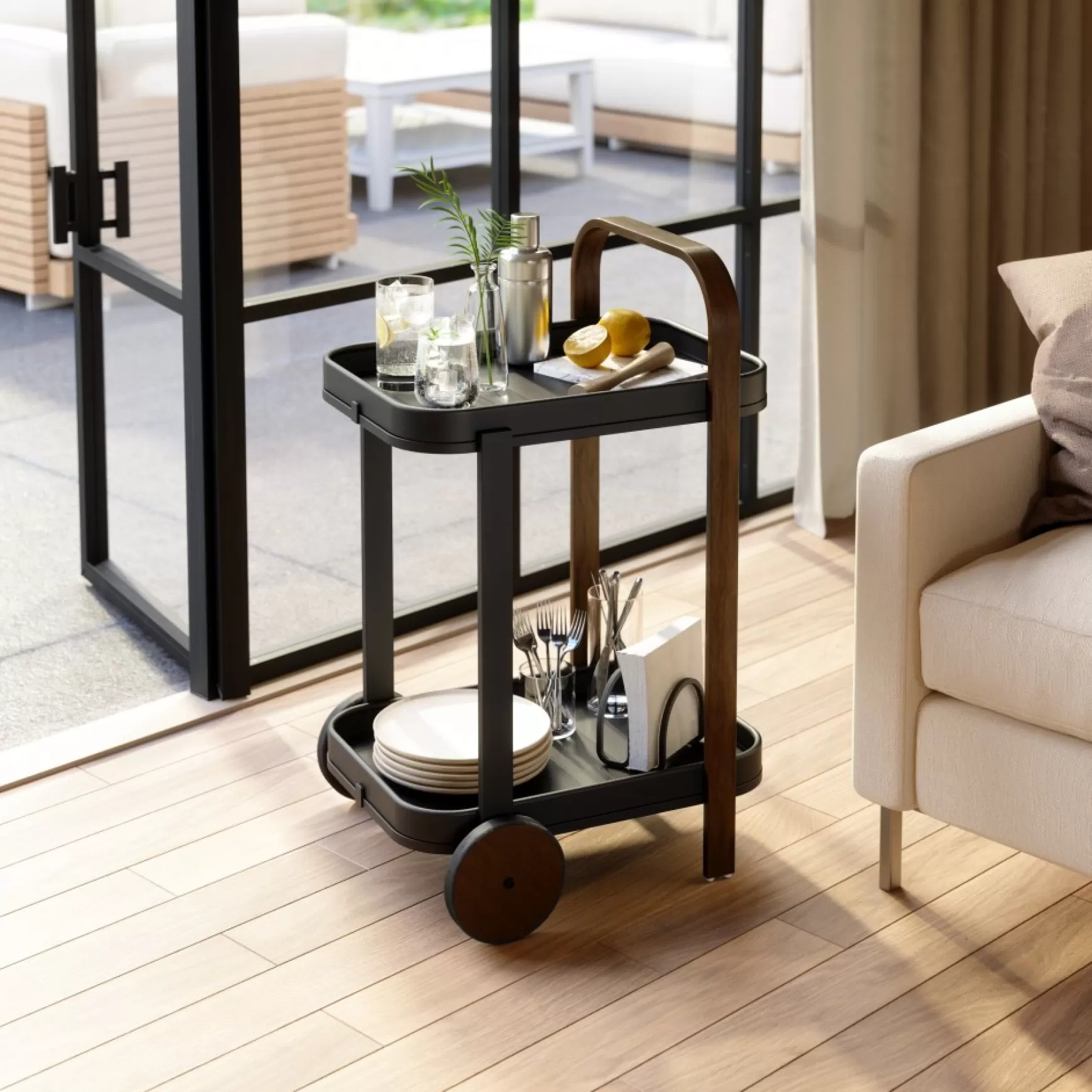 Tables*Umbra Bar & Serving Cart - Bellwood