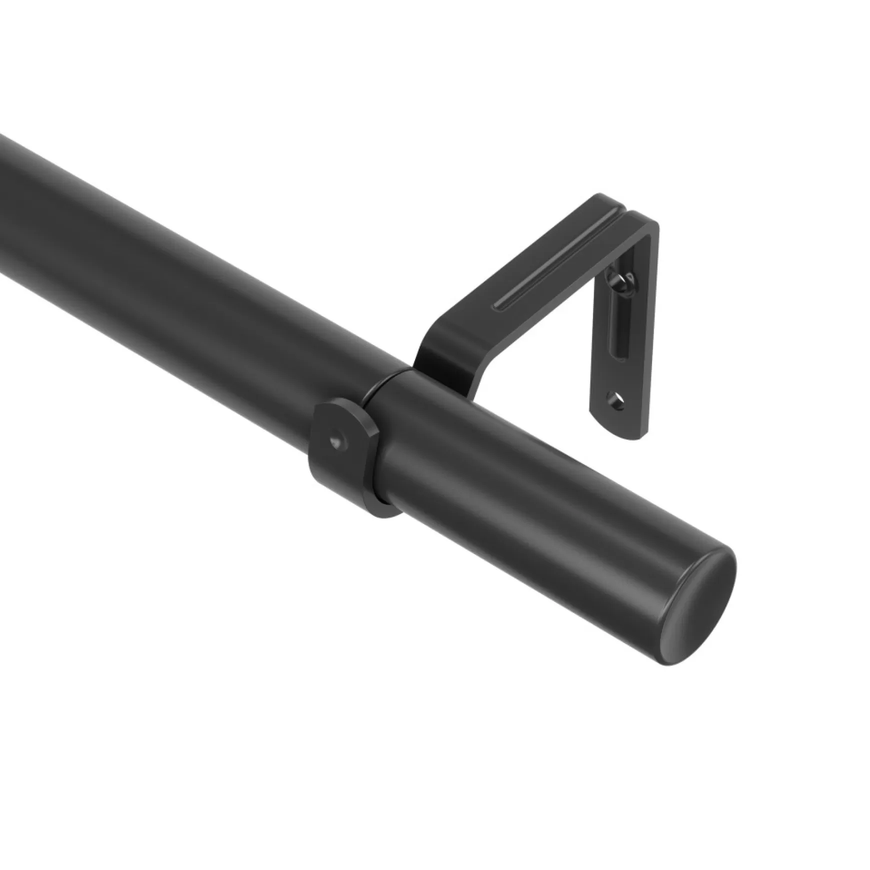 Poles & Curtains*Umbra Black Curtain Rod - Zenn