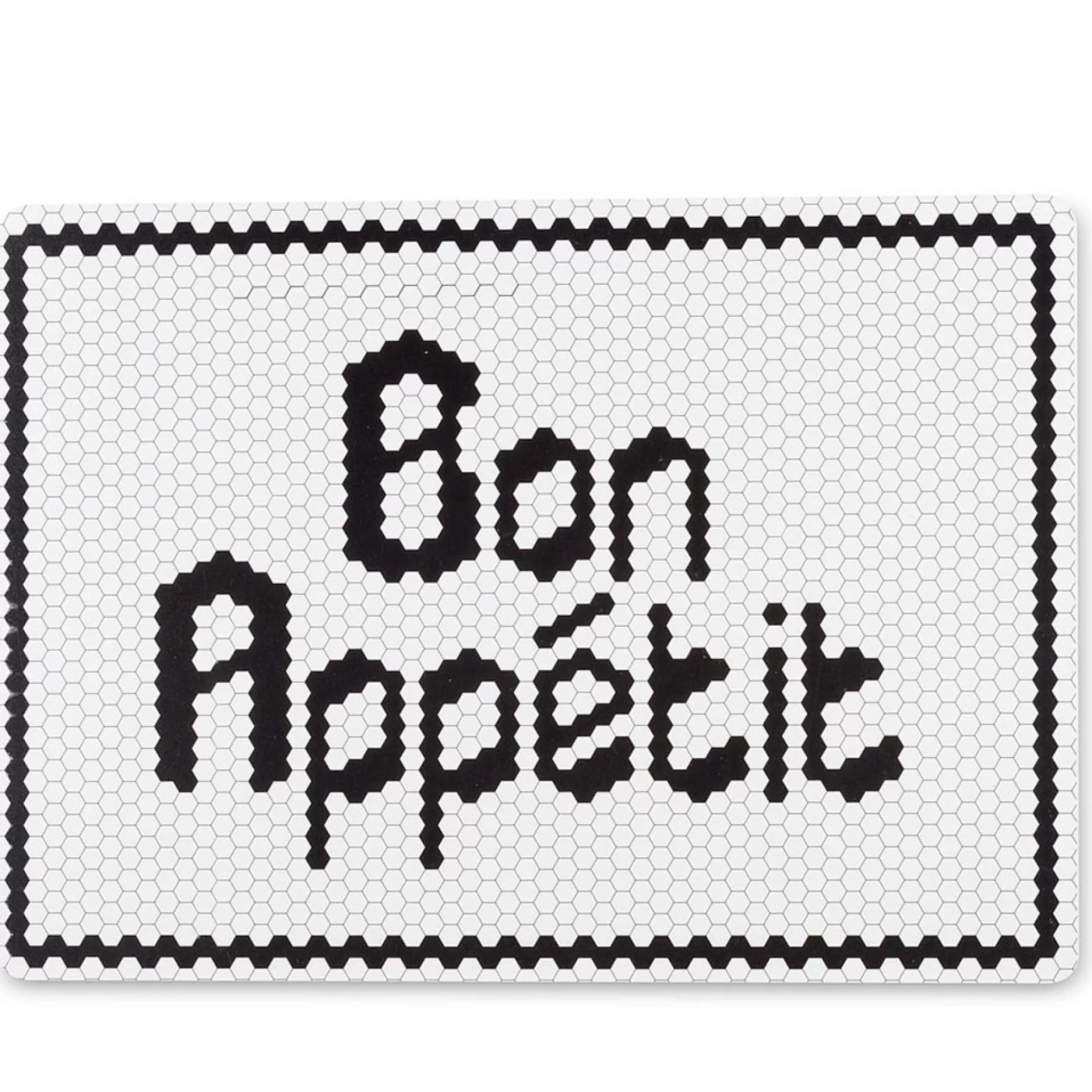 Tablecloths, Placemats & Napkins*Abbott Bon Appetit Placemat - Black And White