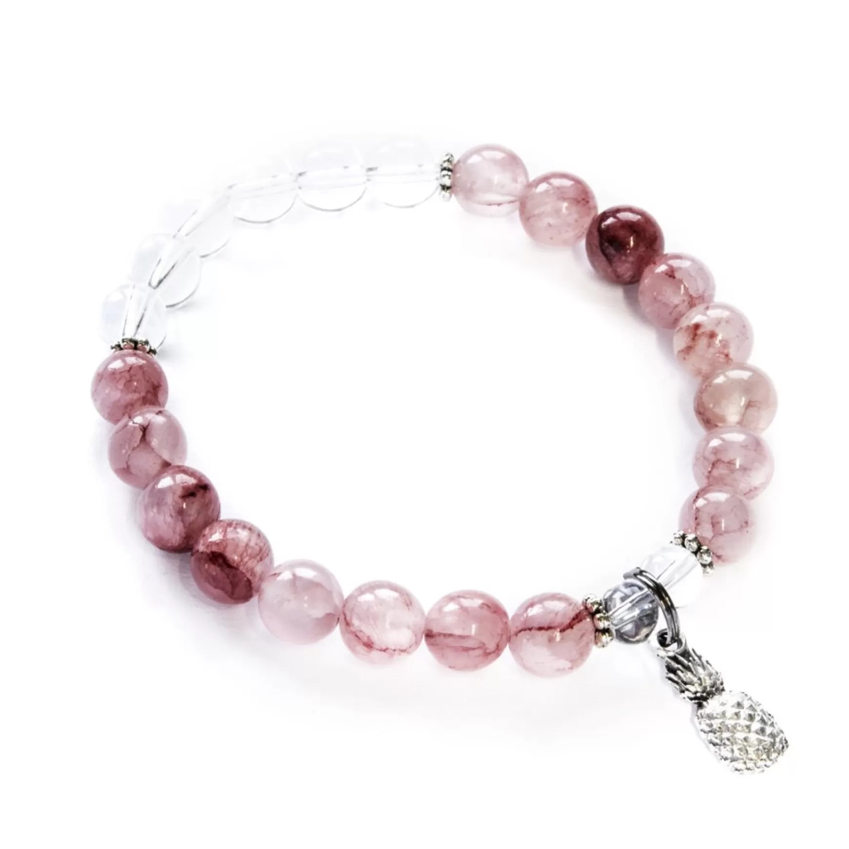 Bracelets*Dhyaan Bracelet With Customizable Charm - Cherry