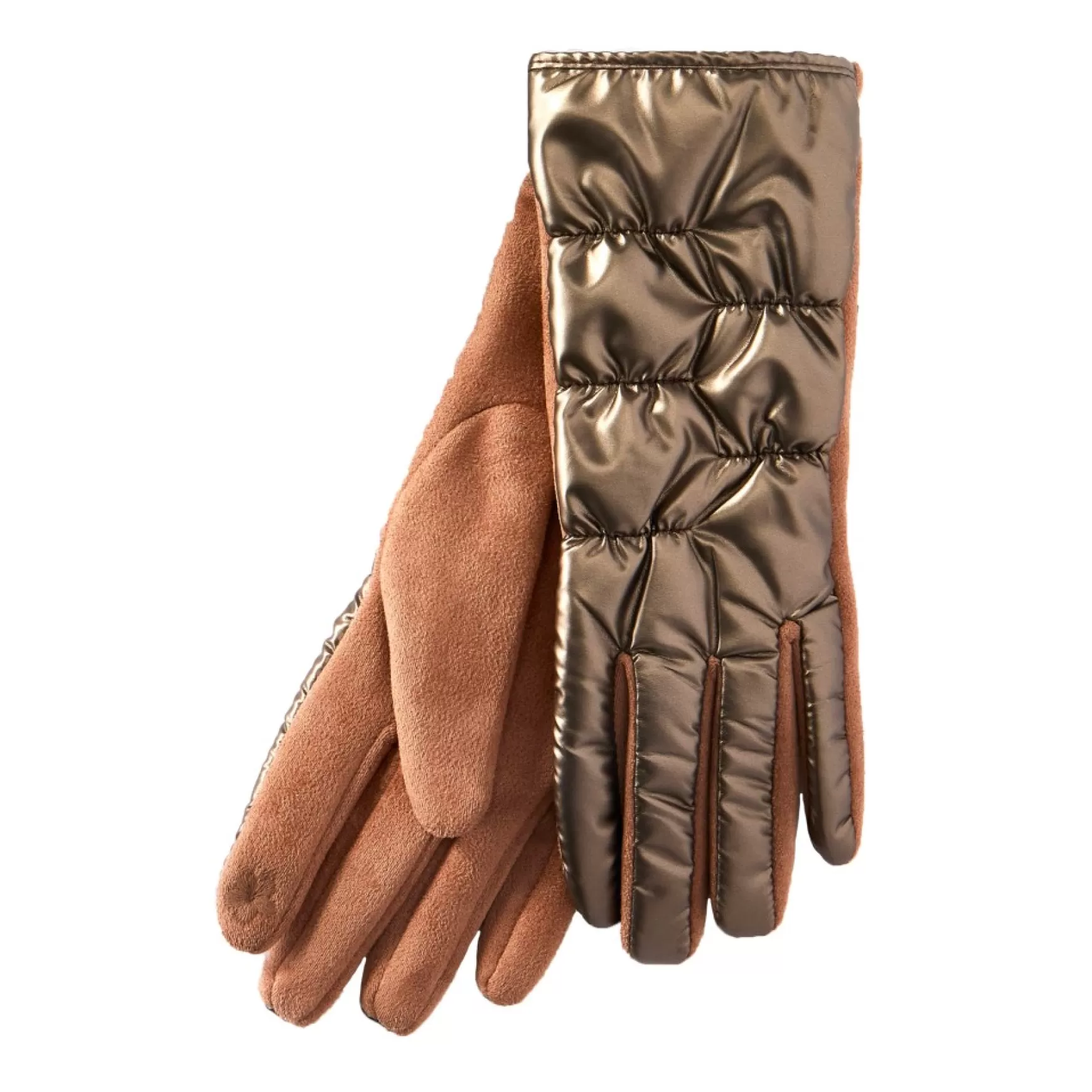 Scarves, Gloves & Hats*Gift Craft Brown Gloves - Puffy