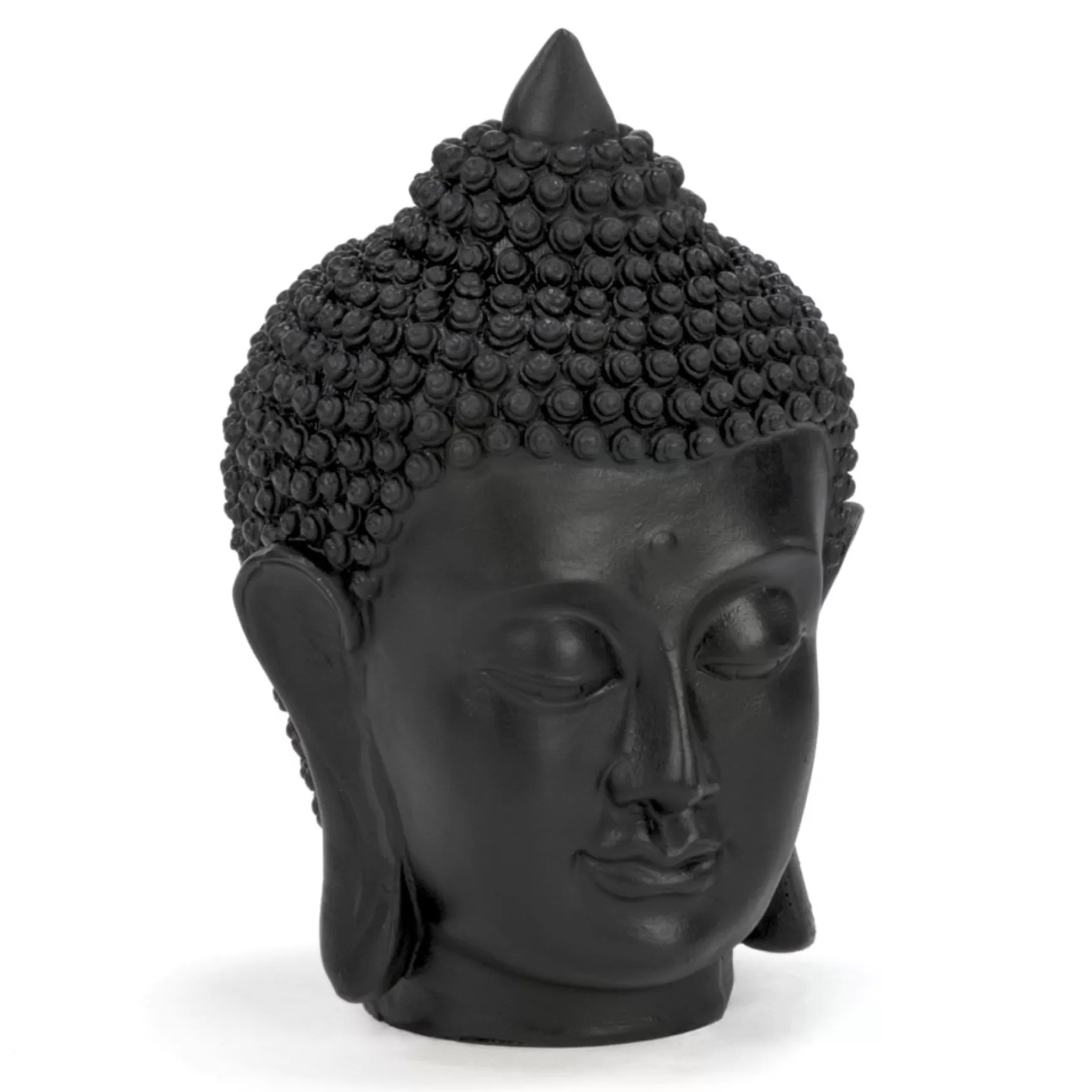 Decorative Objects*Attitudes Import Buddha Head - Black