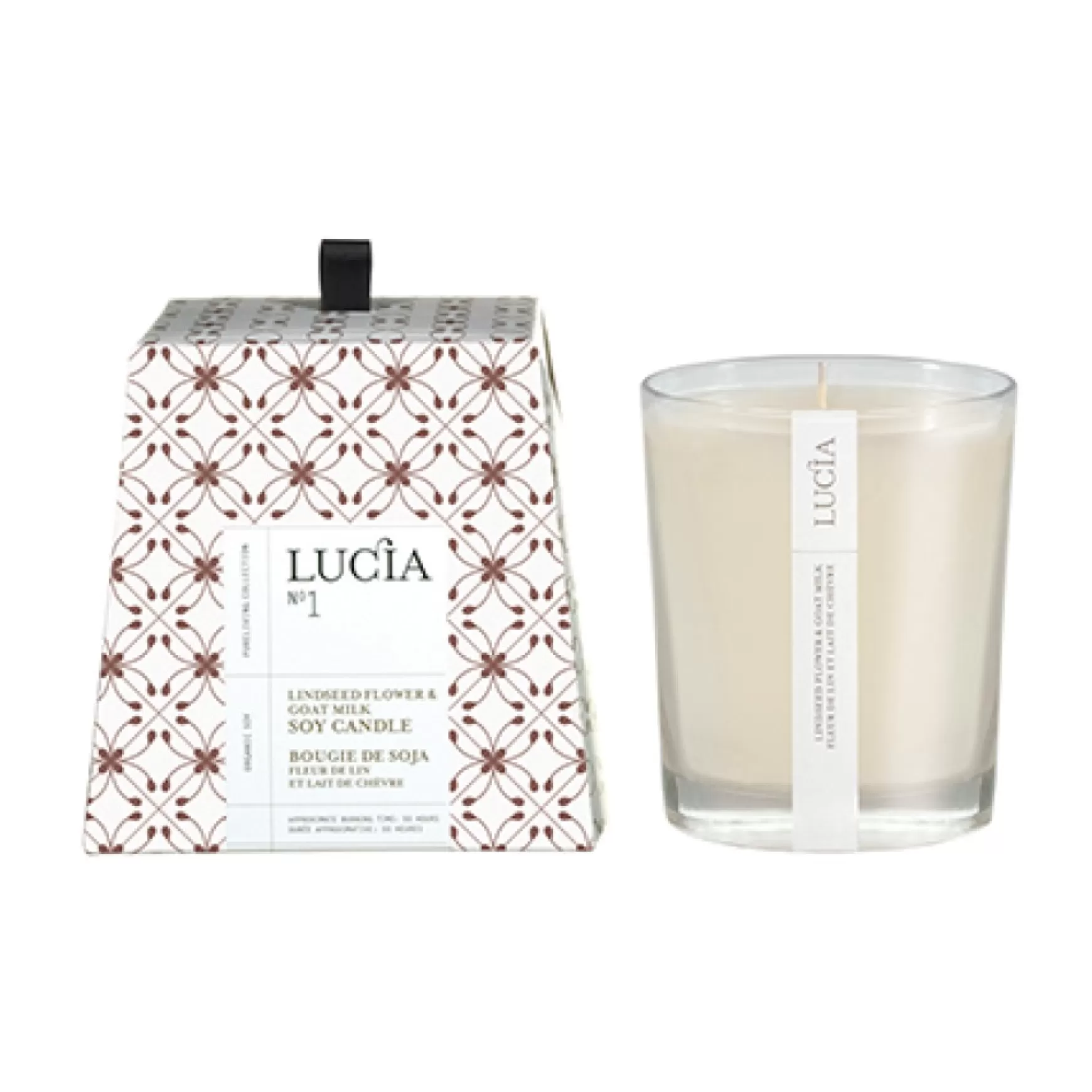Scented Candles*Pure Living Candle 50H - Goat Milk And Linseed Oil