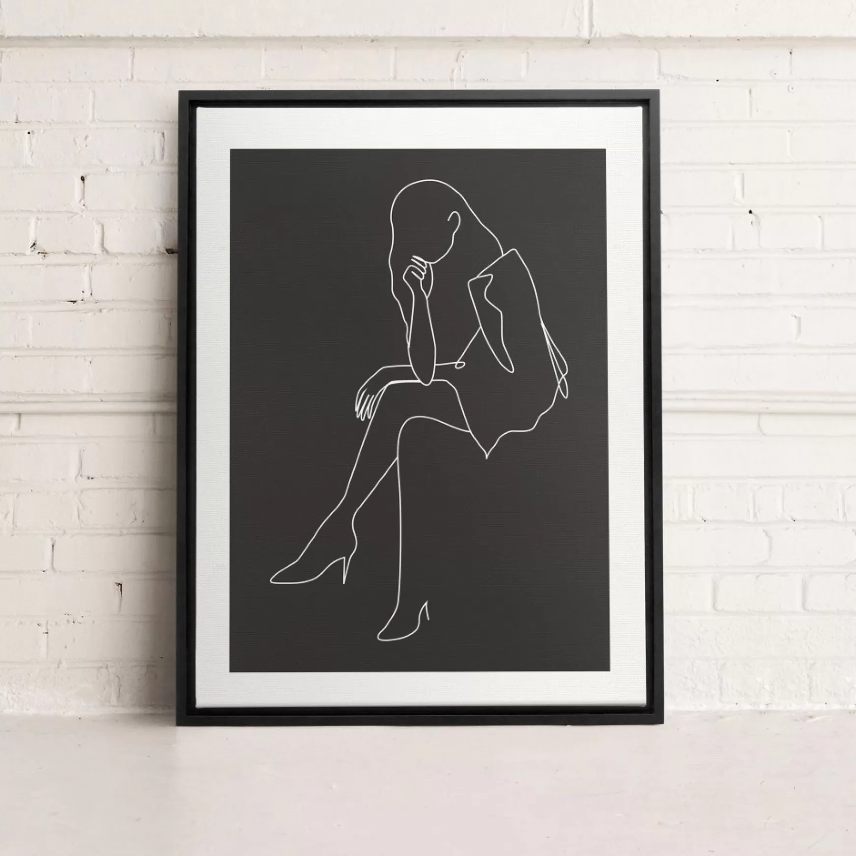 Canvases*Kozy X Oleka Canvas - Black Silhouette