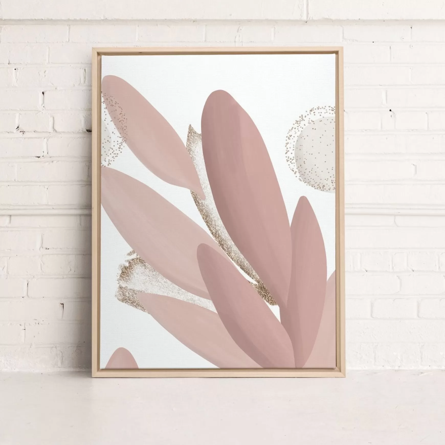 Canvases*Kozy X Oleka Canvas - Pink Foliage