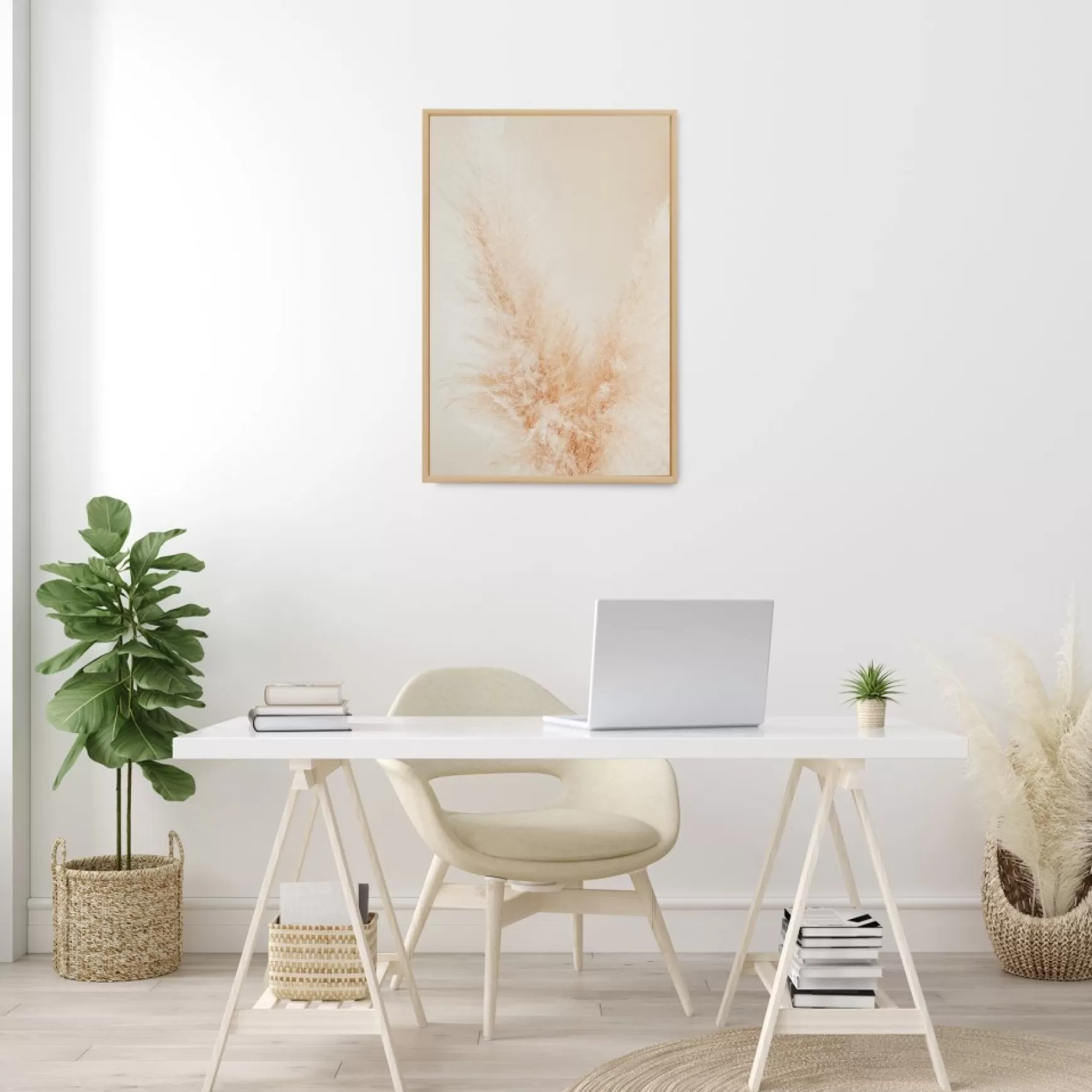 Canvases*Kozy X Oleka Canvas - Pink Pampas