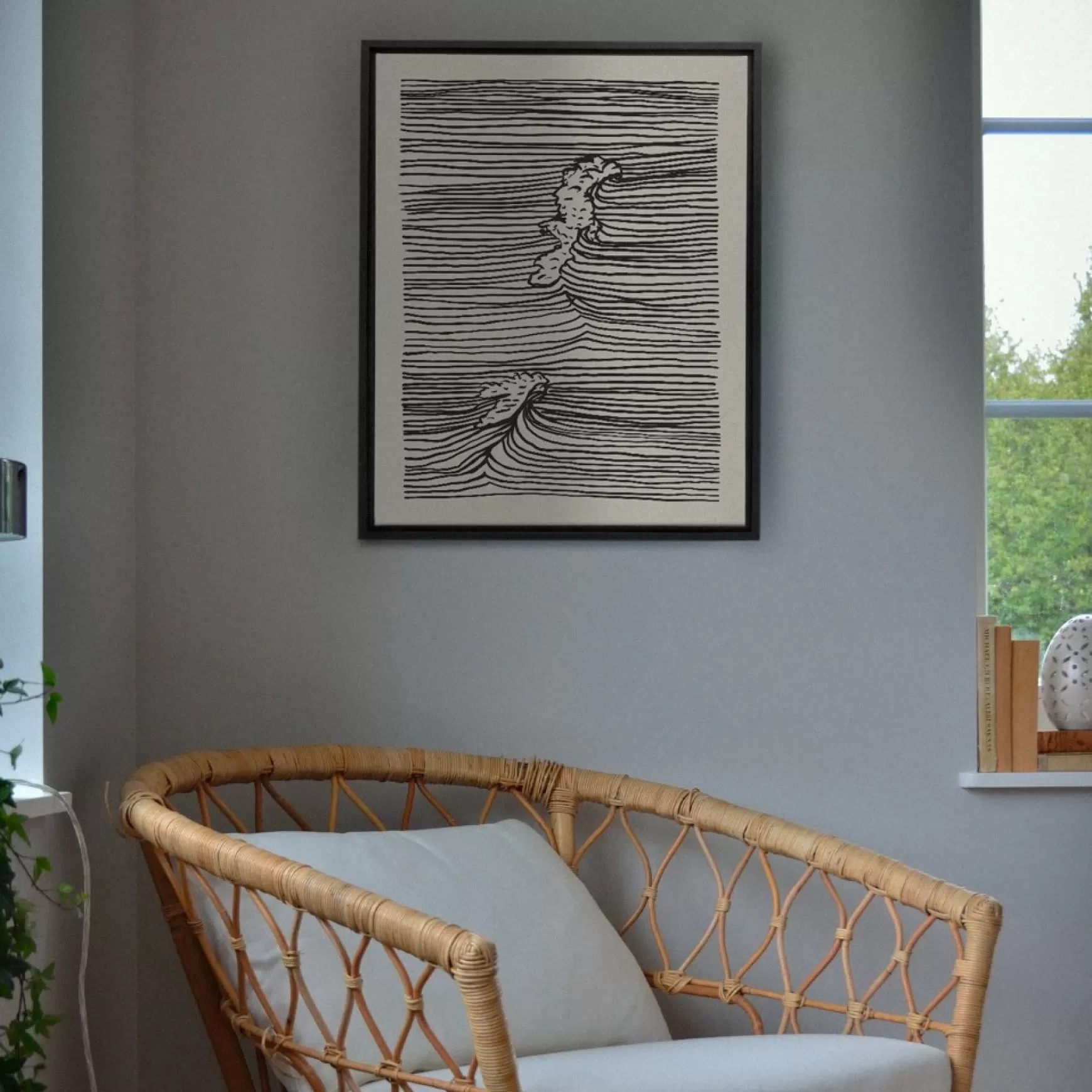 Canvases*Oleka Canvas Canvas - Wave Lines