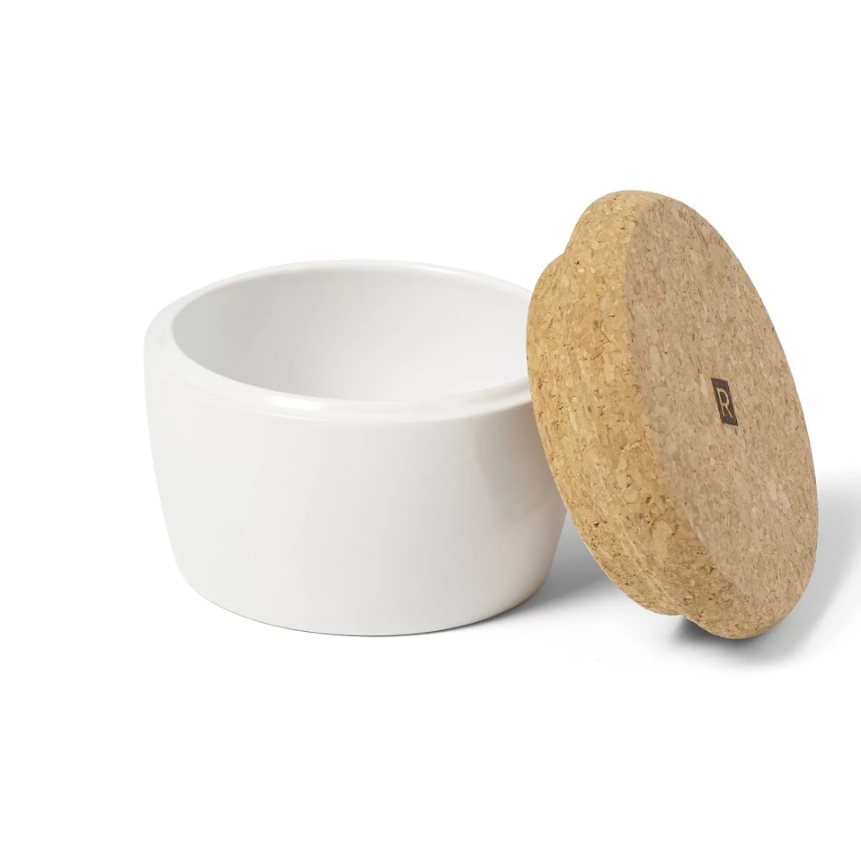 Salt & Pepper Shakers*Ricardo Ceramic And Cork Salt Hand