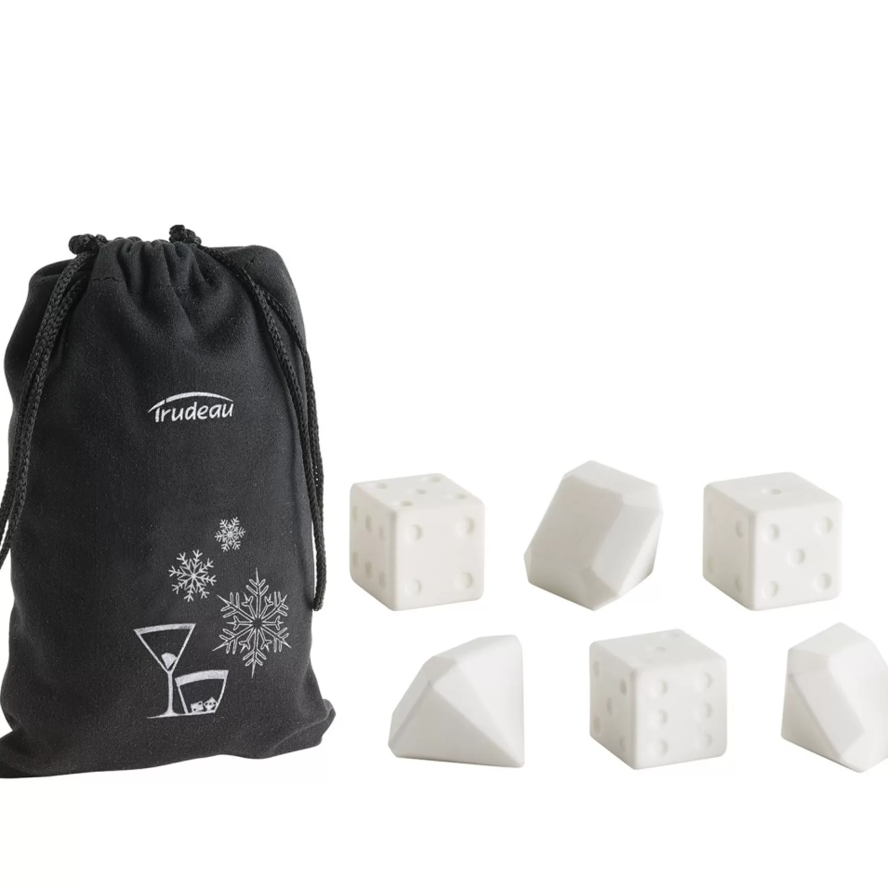 All For Cocktails*Trudeau Ceramic Ice Cubes