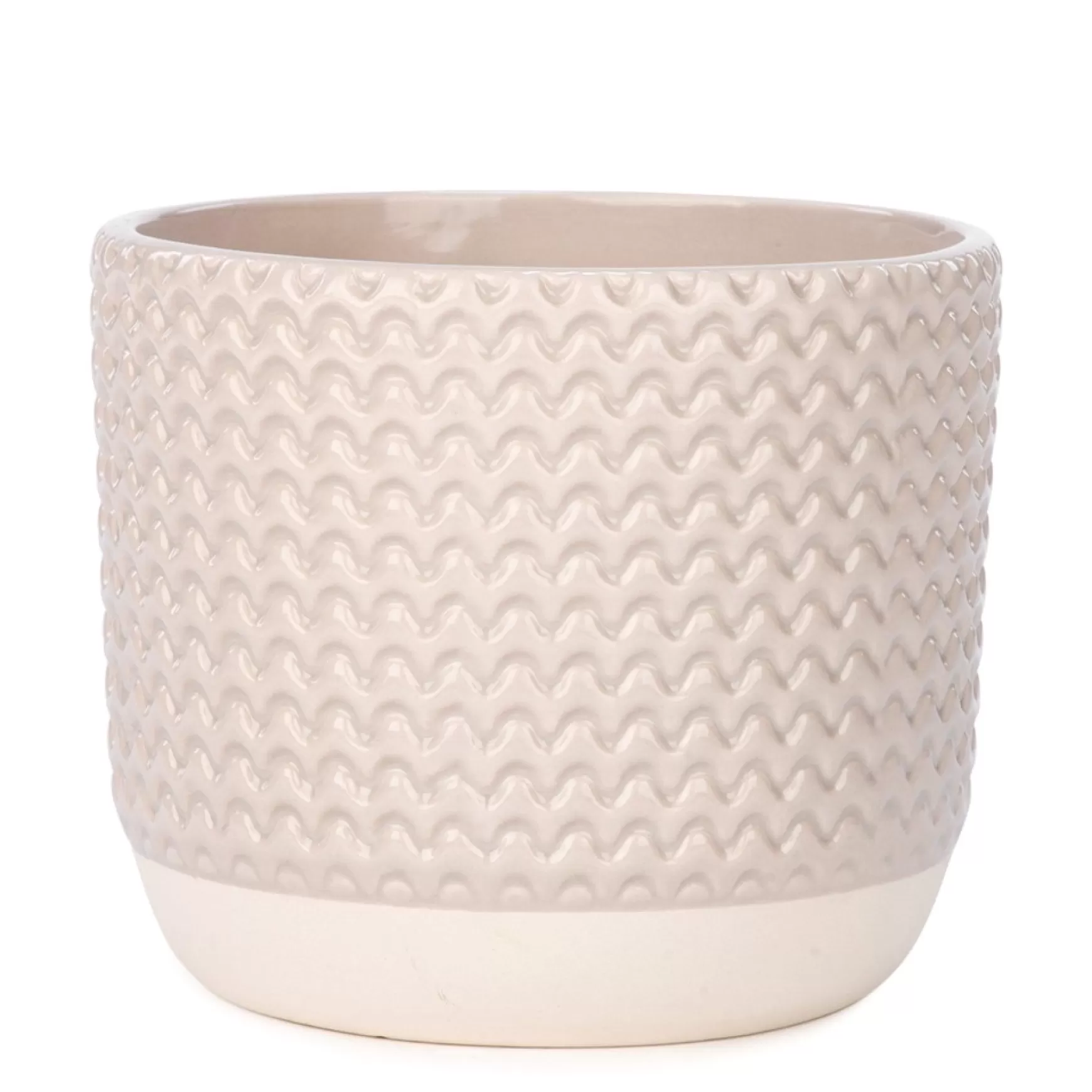 Vases & Pots*Attitudes Import 2 Ceramic Planter - Beige