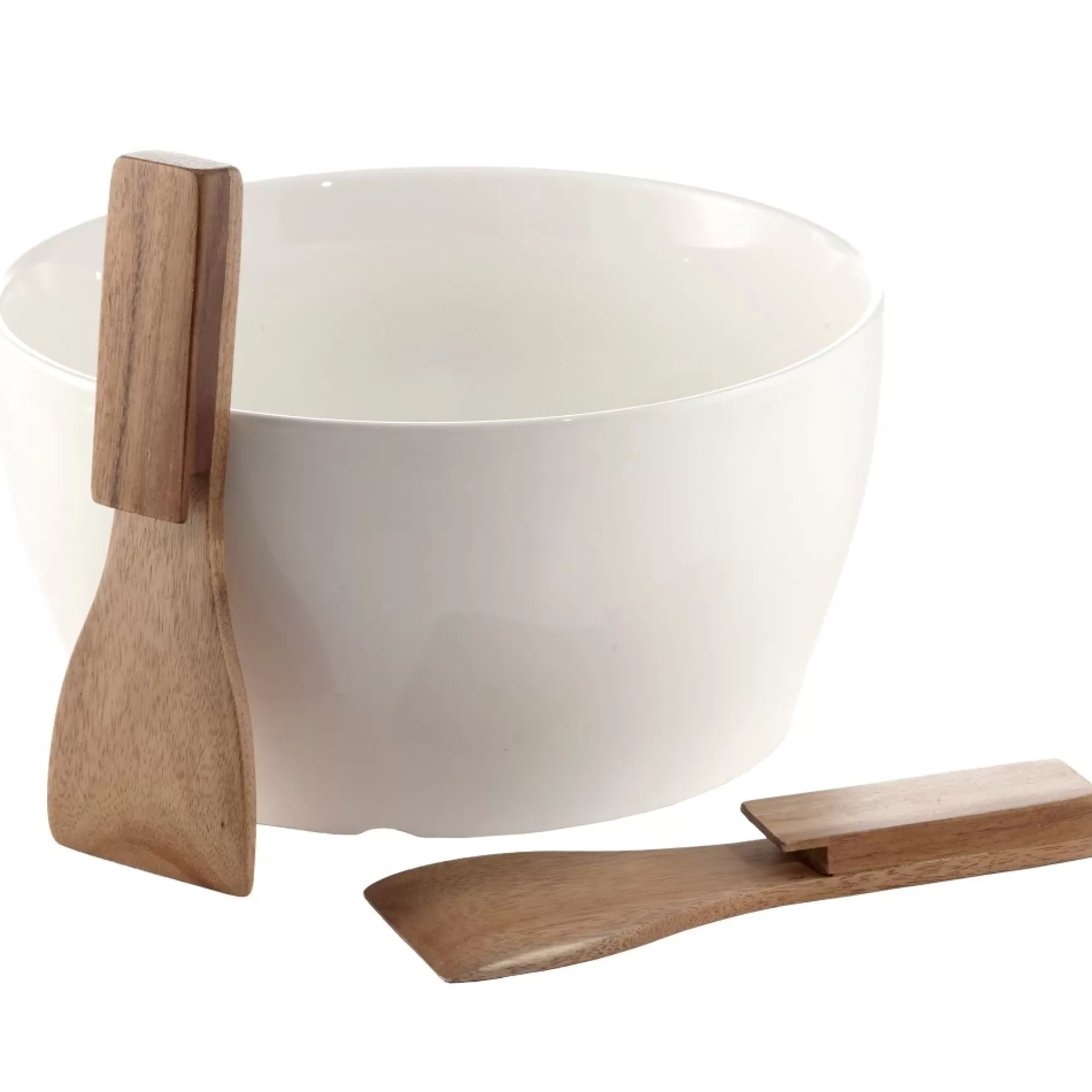 Serving Accessories*Safdie & Co Ceramic Salad Bowl With Utensils