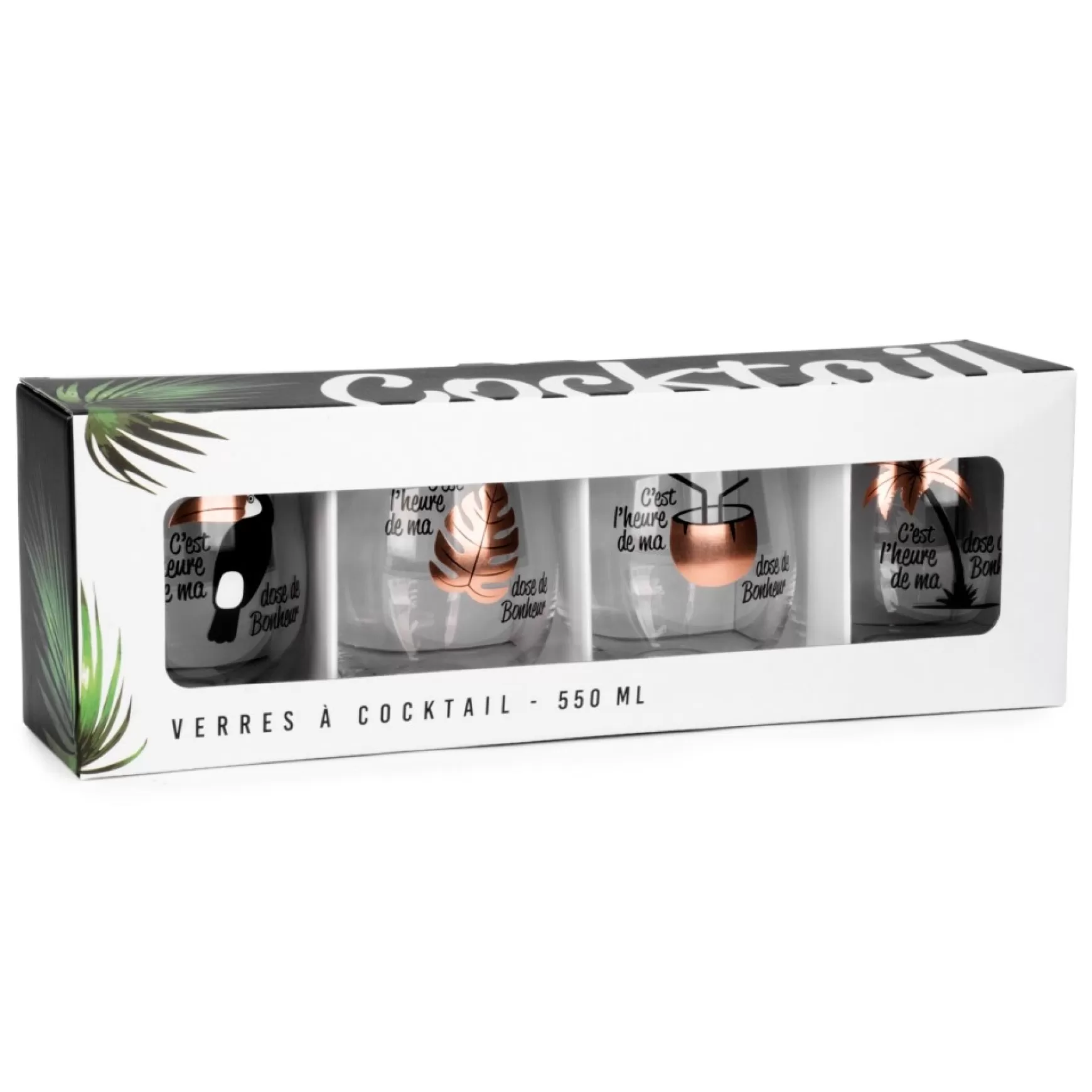 All For Spirits*Agence K Cocktail Glasses - Tropical