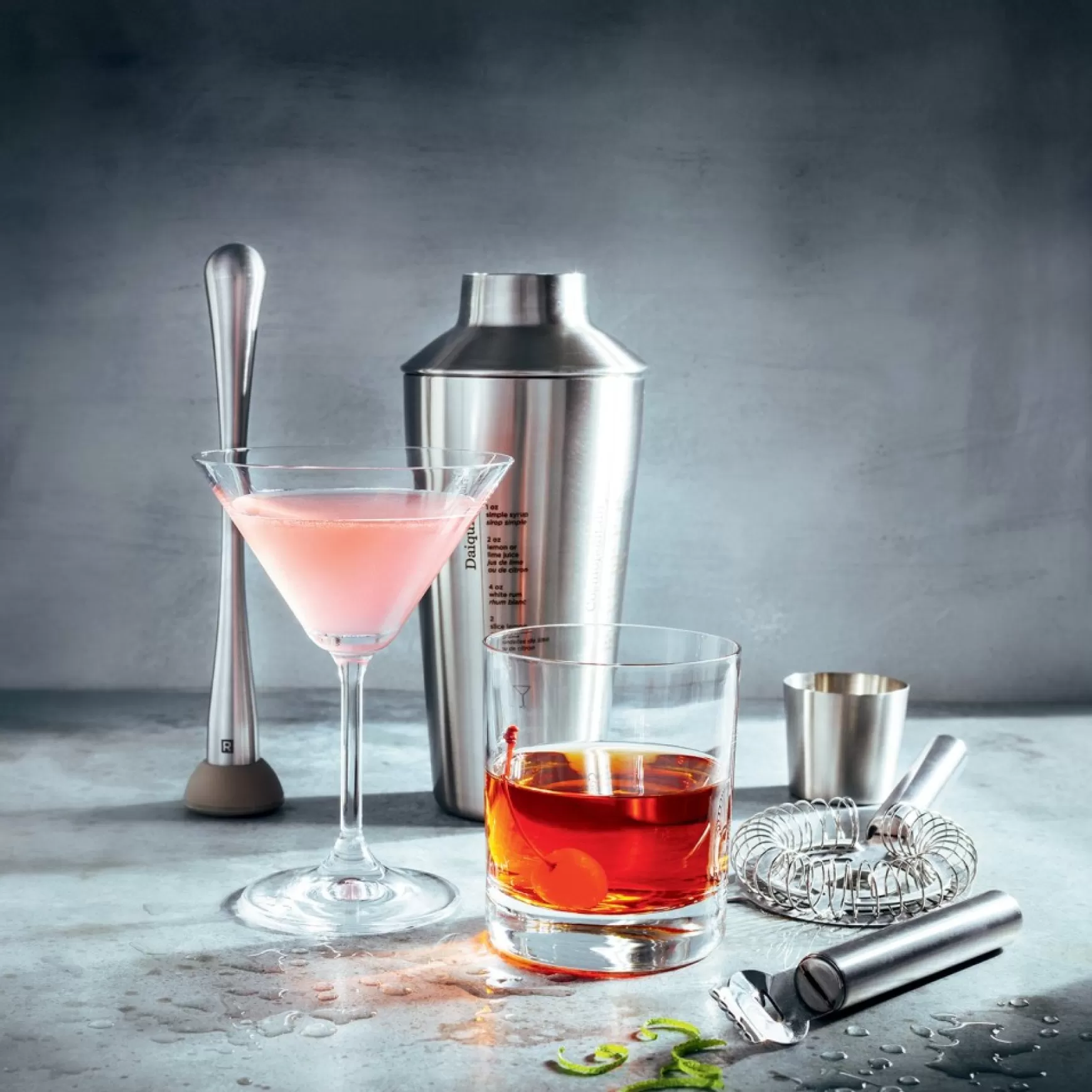 All For Cocktails*Ricardo Cocktail Shaker Set - 5 Pieces