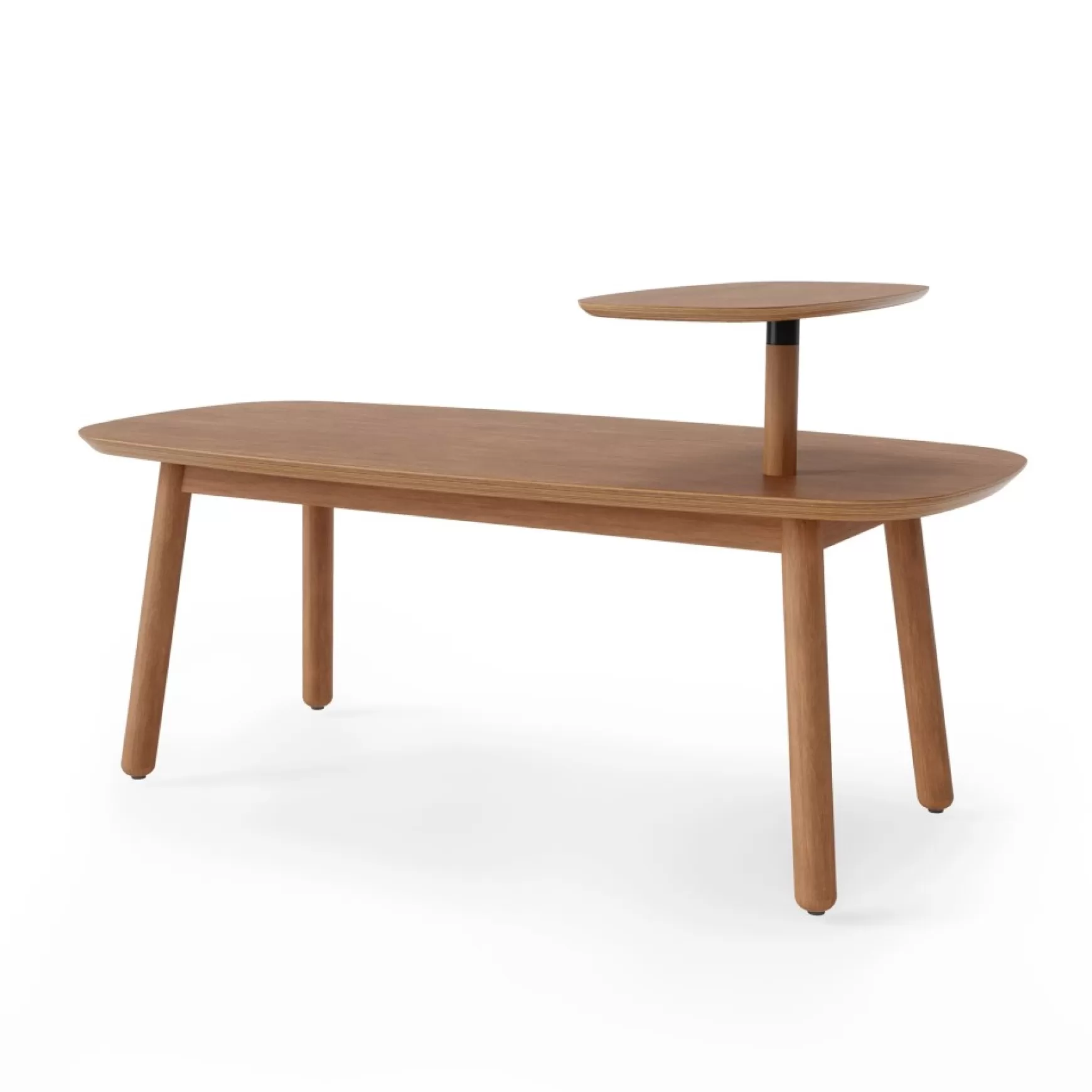 Tables*Umbra Coffee Table With Raised Shelf - Swivo