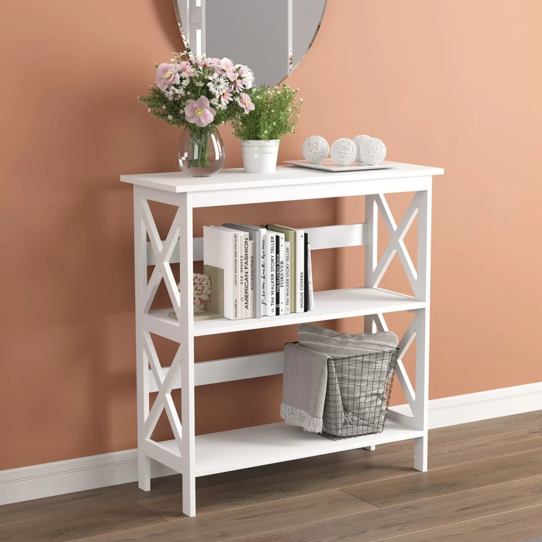 Tables*Safdie & Co Console Shelf - .
