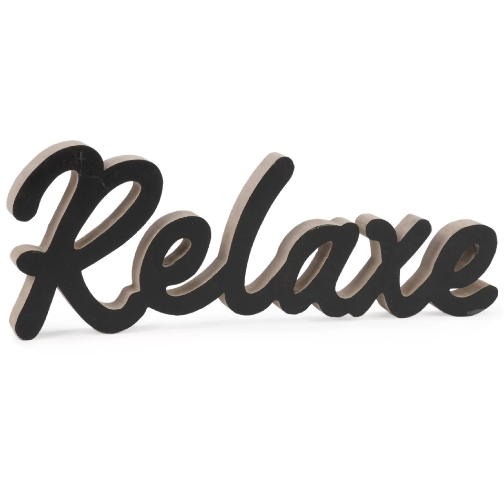 Decorative Objects*Attitudes Import Decorative "Relaxe" Word