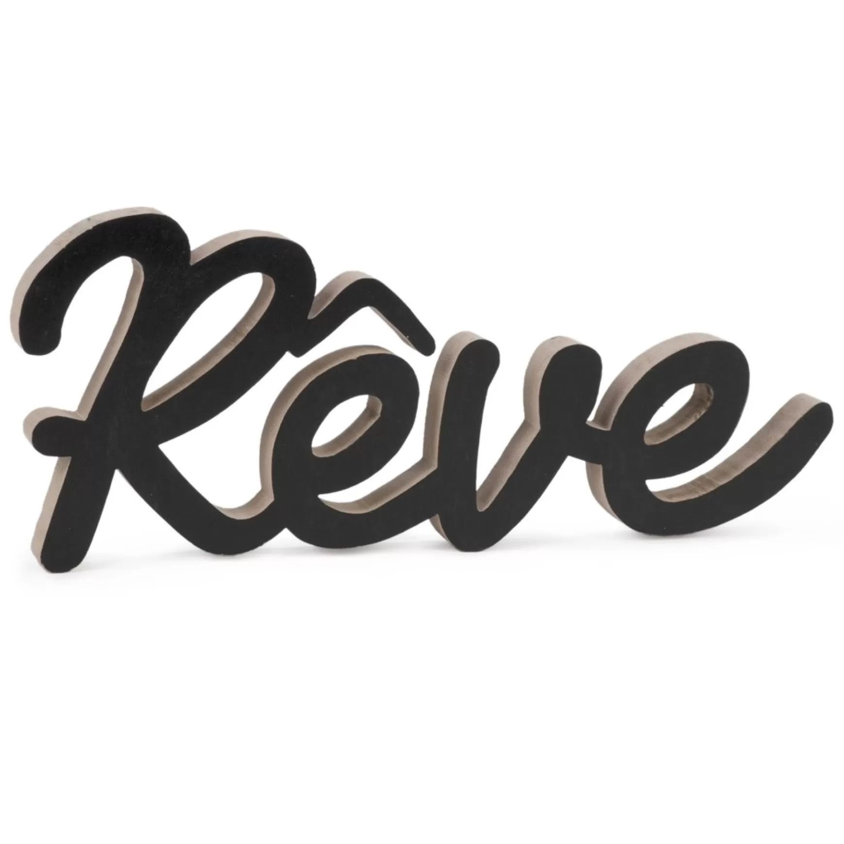 Decorative Objects*Attitudes Import Decorative "Reve" Word