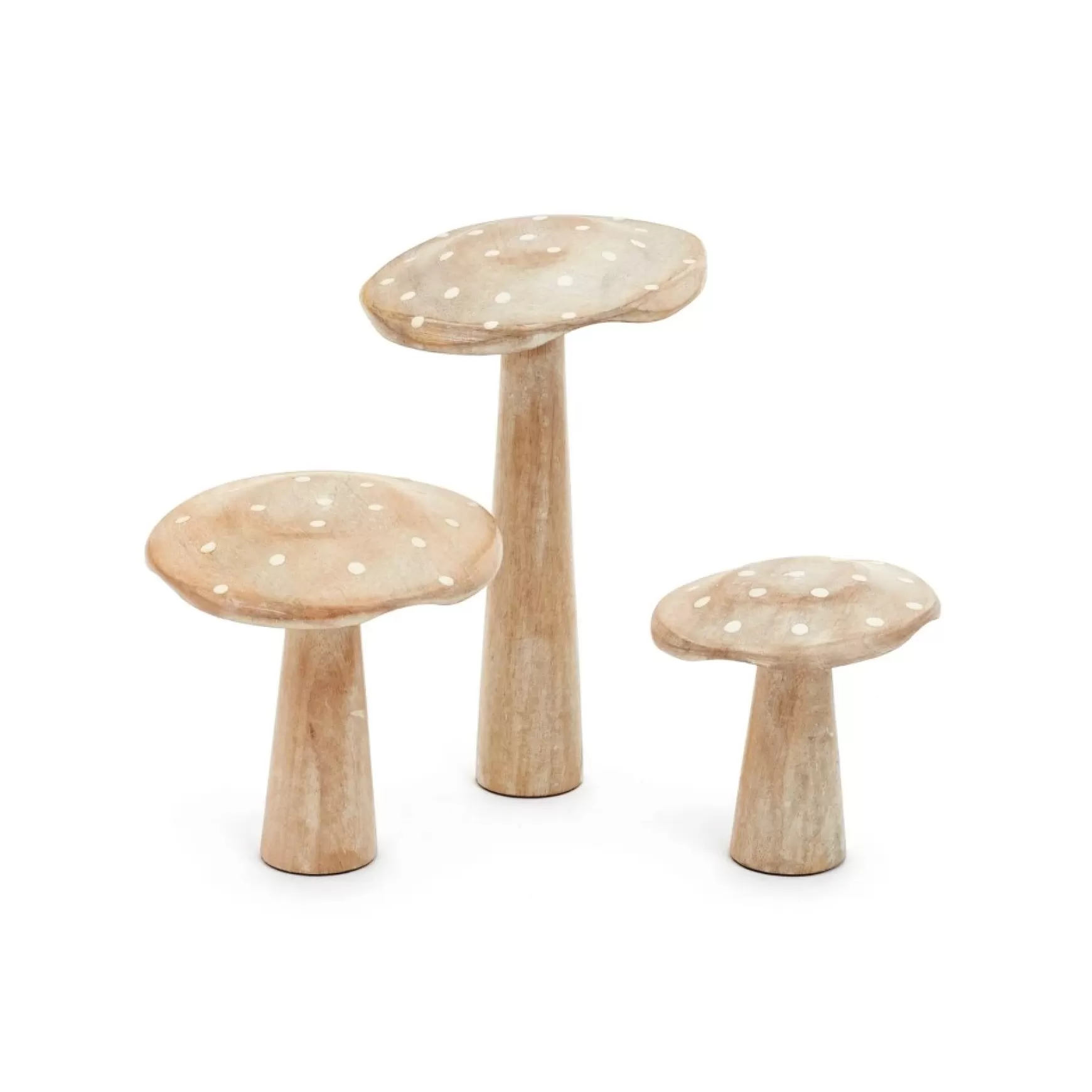 Decorative Objects*Group ADV Decorative Wooden Mushroom