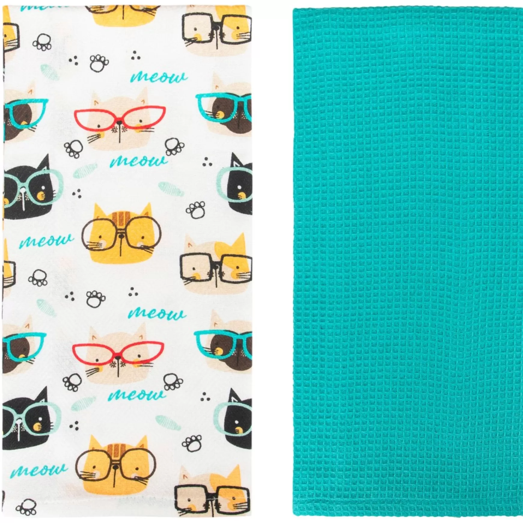 Household Linens*Safdie & Co Dish Cloths - Cats