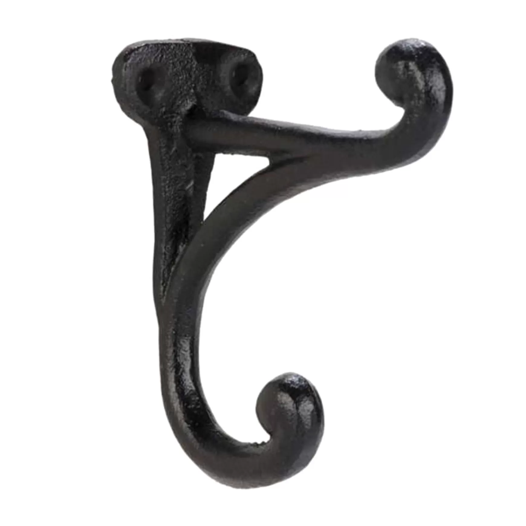 Handles & Hooks*Attitudes Import Double Wall Hook - Black