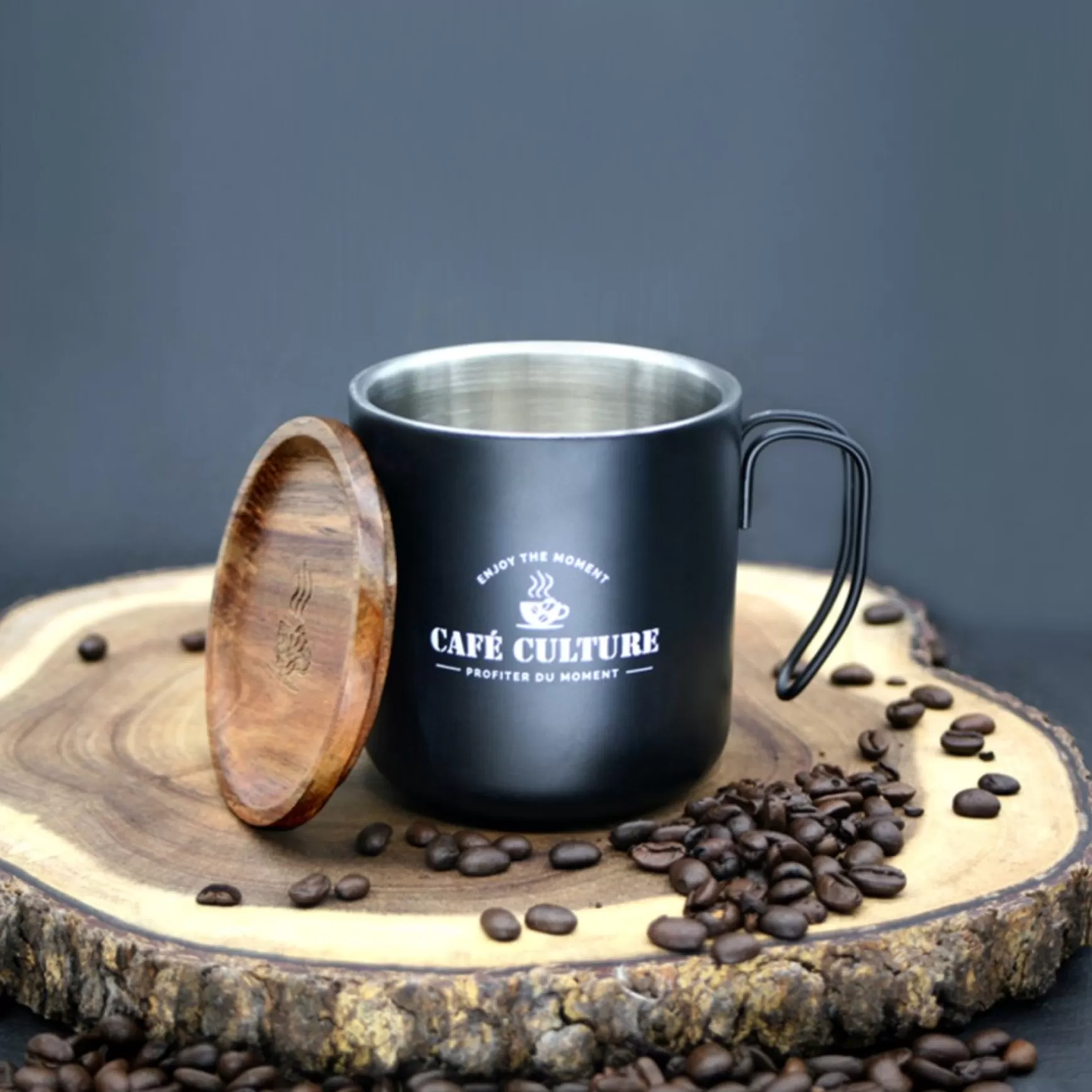Mugs*Danesco Double Wall Mug - Culture