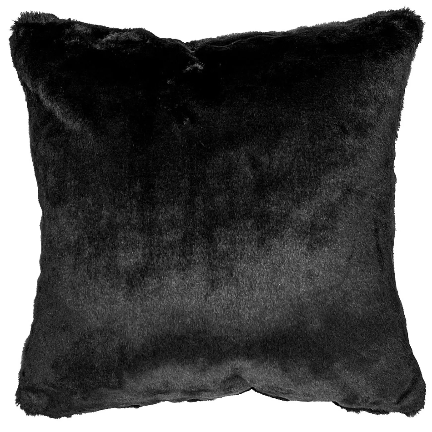 Cushions*Agence K Fake Rabbit Fur Cushion - Black