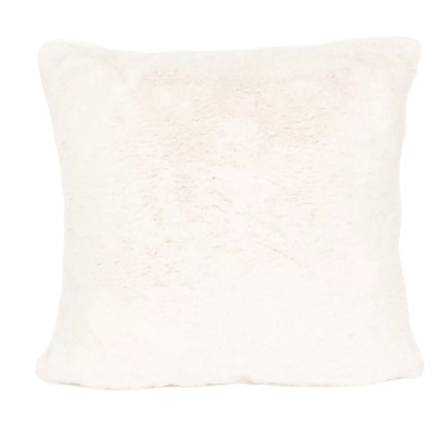 Cushions*Agence K Fake Rabbit Fur Cushion - Ivory