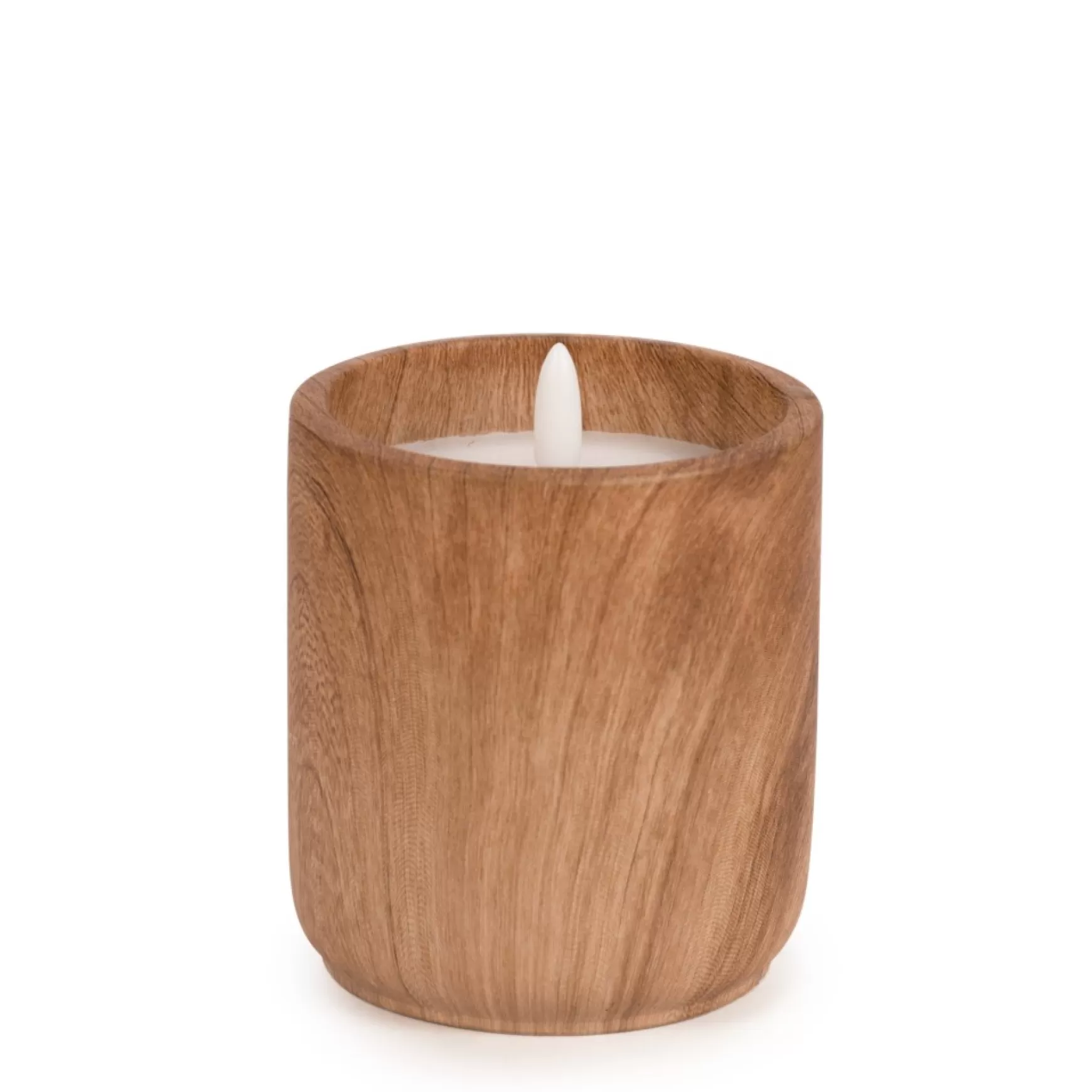 Decorative Candles*Attitudes Import Fake Wood Effect Candle - 4"