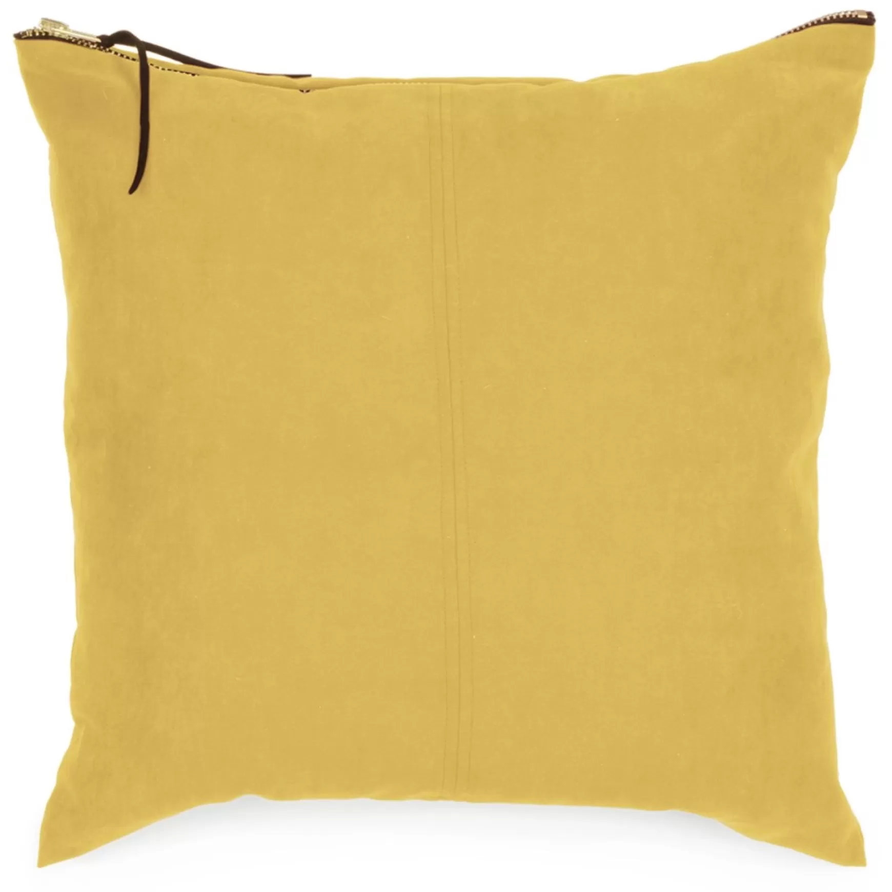 Cushions*Agence K Faux Suede Cushion - Yellow
