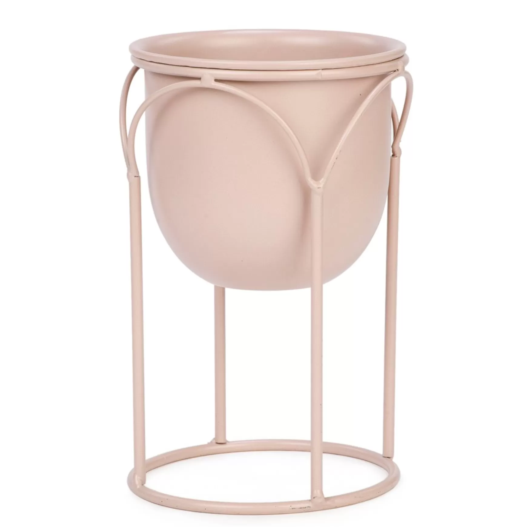 Vases & Pots*Attitudes Import Flowerpot On Stand - Blush