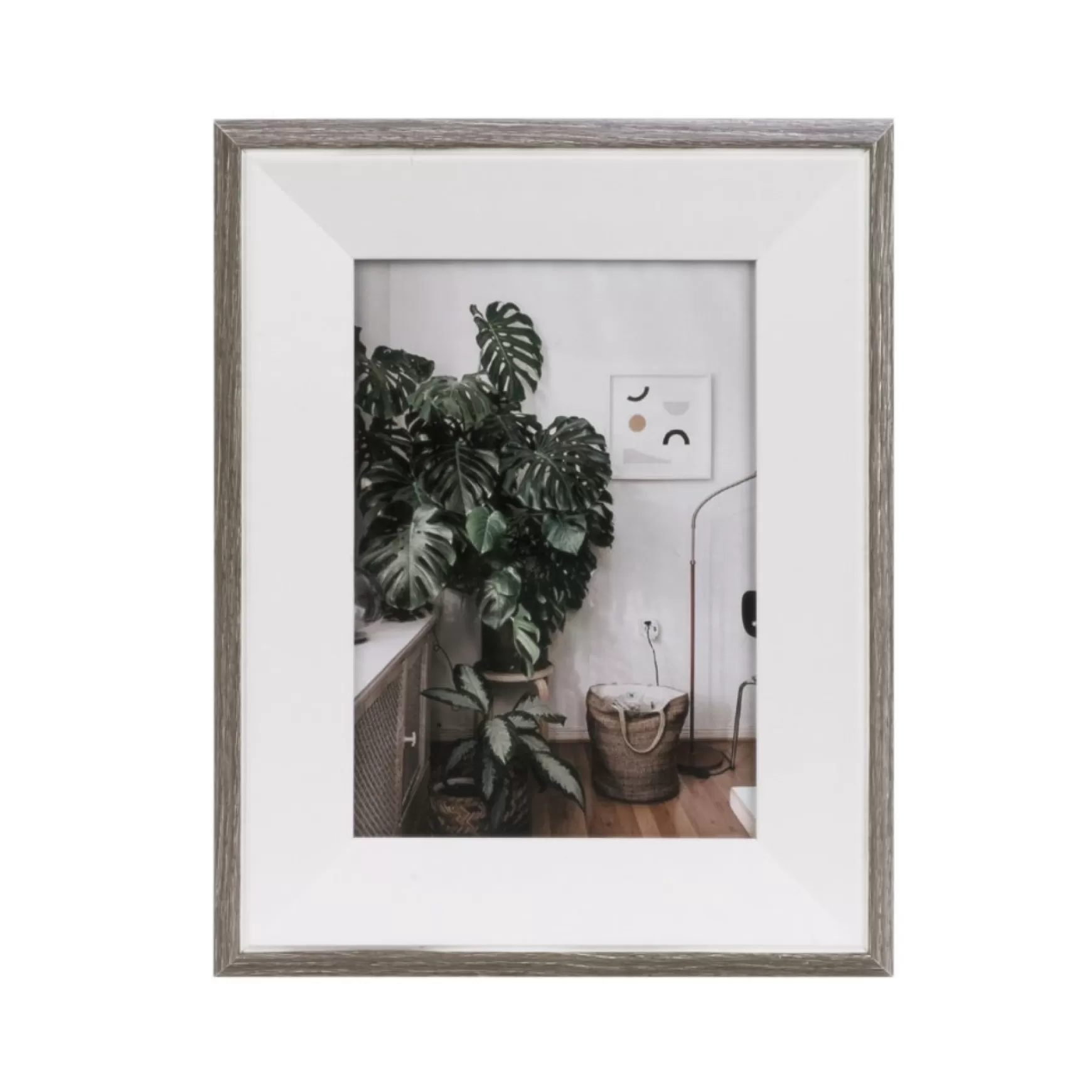 Photo Frames*Attitudes Import Foliage Frame - Brown And White