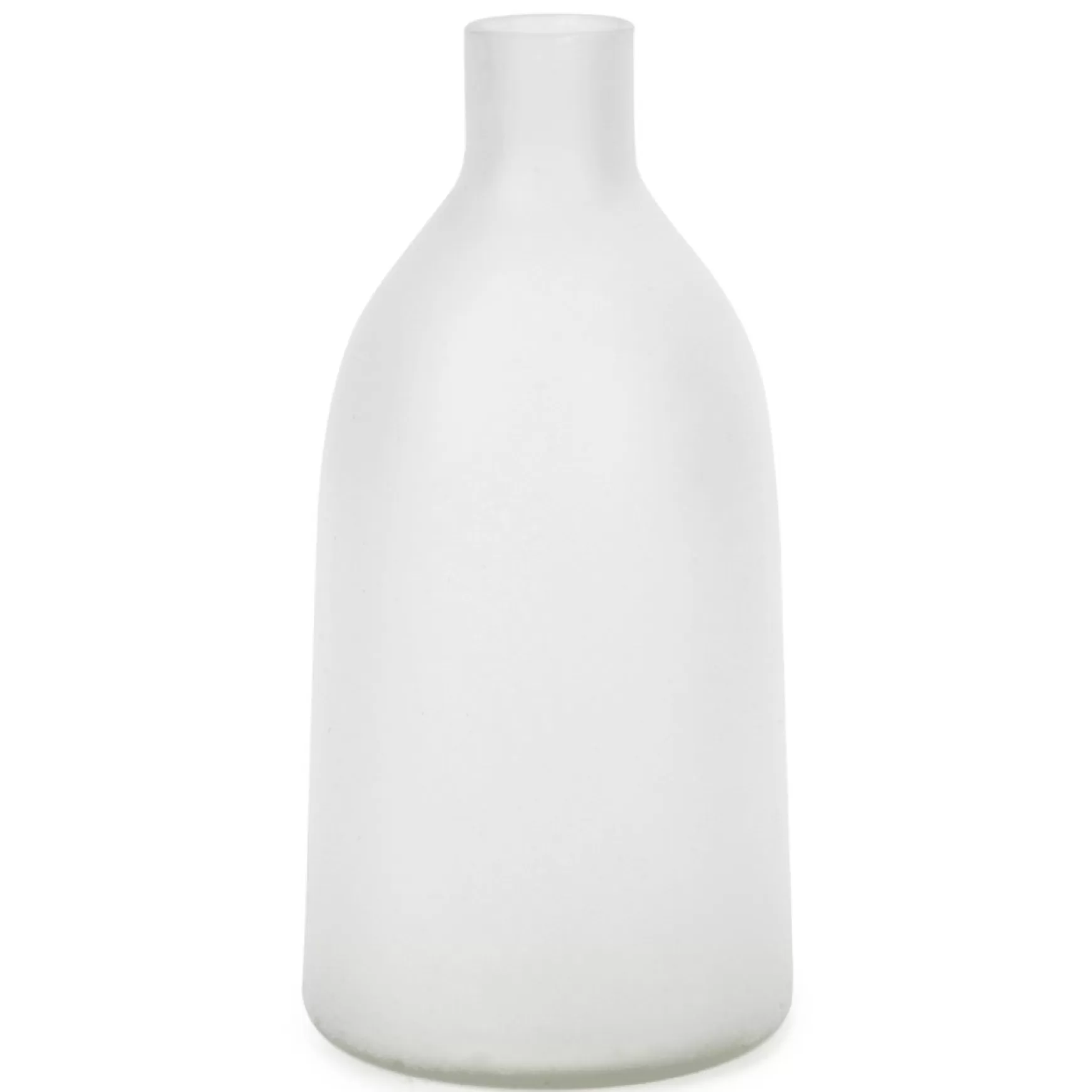 Vases & Pots*Attitudes Import 2 Frosted Glass Vase - White
