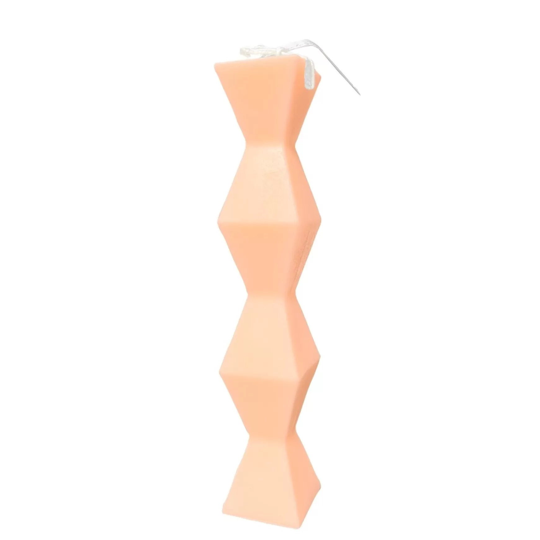 Decorative Candles*Nostalgia Import Geo Candle - Peach