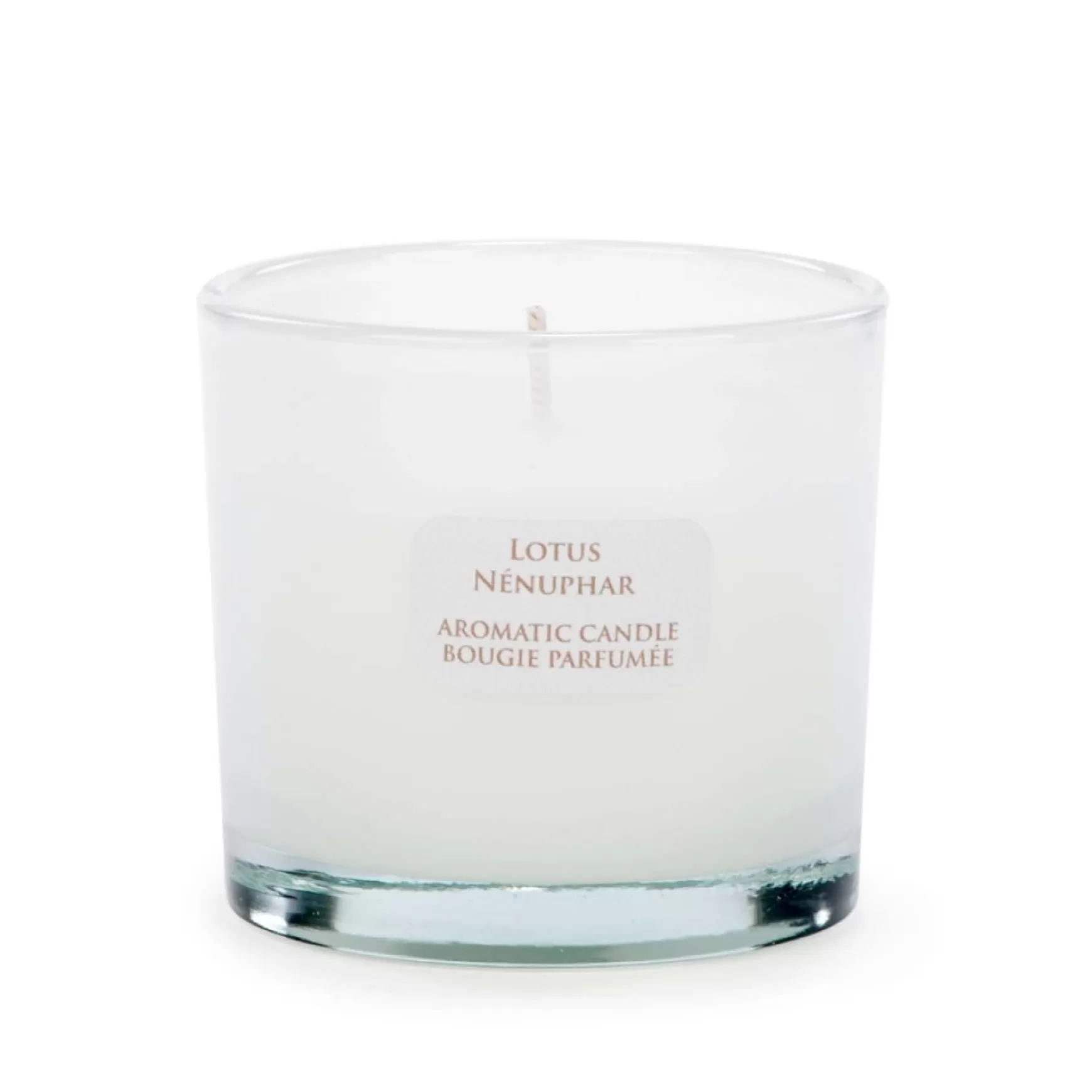 Scented Candles*Attitudes Import Glass Candle - Lotus Nenuphar