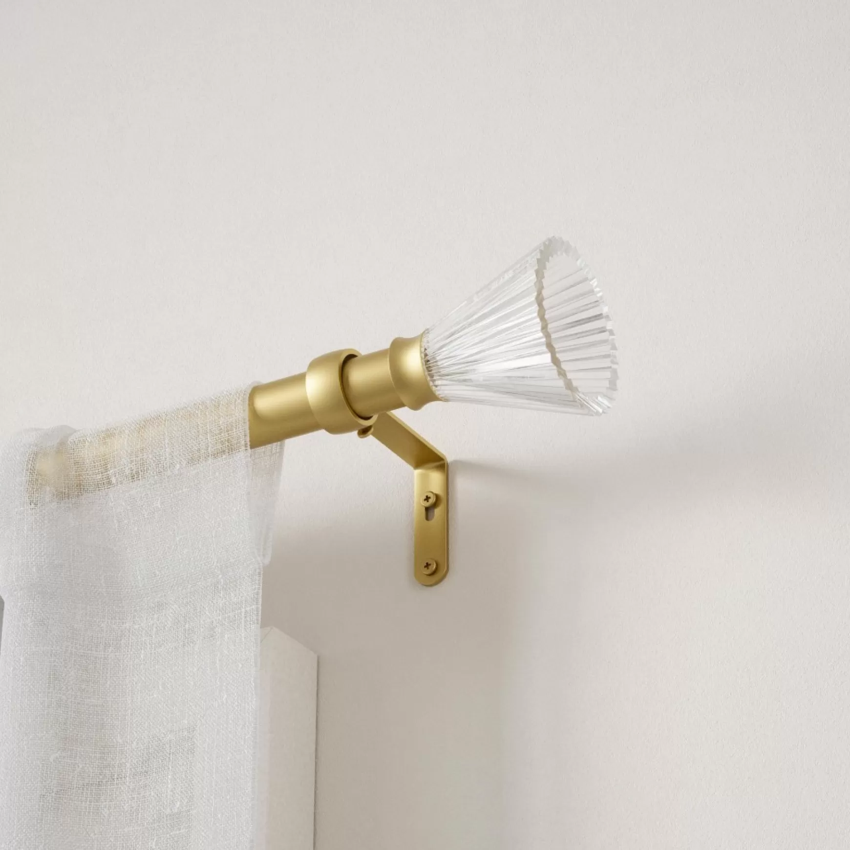 Poles & Curtains*Umbra Gold Curtain Rod - Tutu
