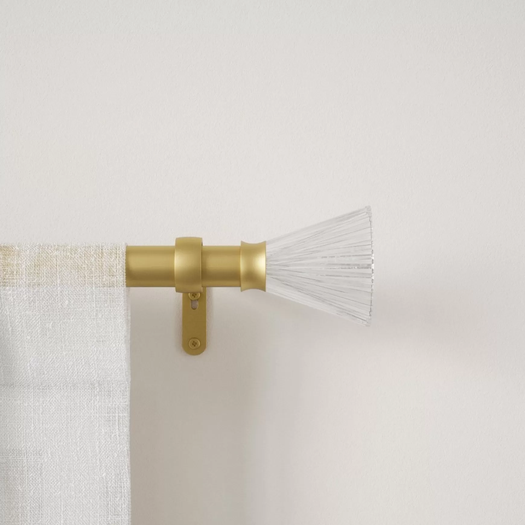 Poles & Curtains*Umbra Gold Curtain Rod - Tutu