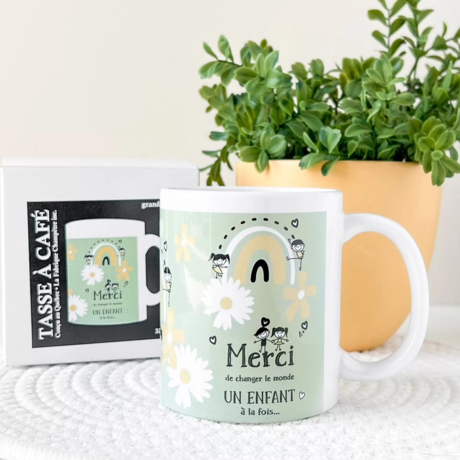 Mugs With Text*La Fabrique Champêtre Green Mug - Merci